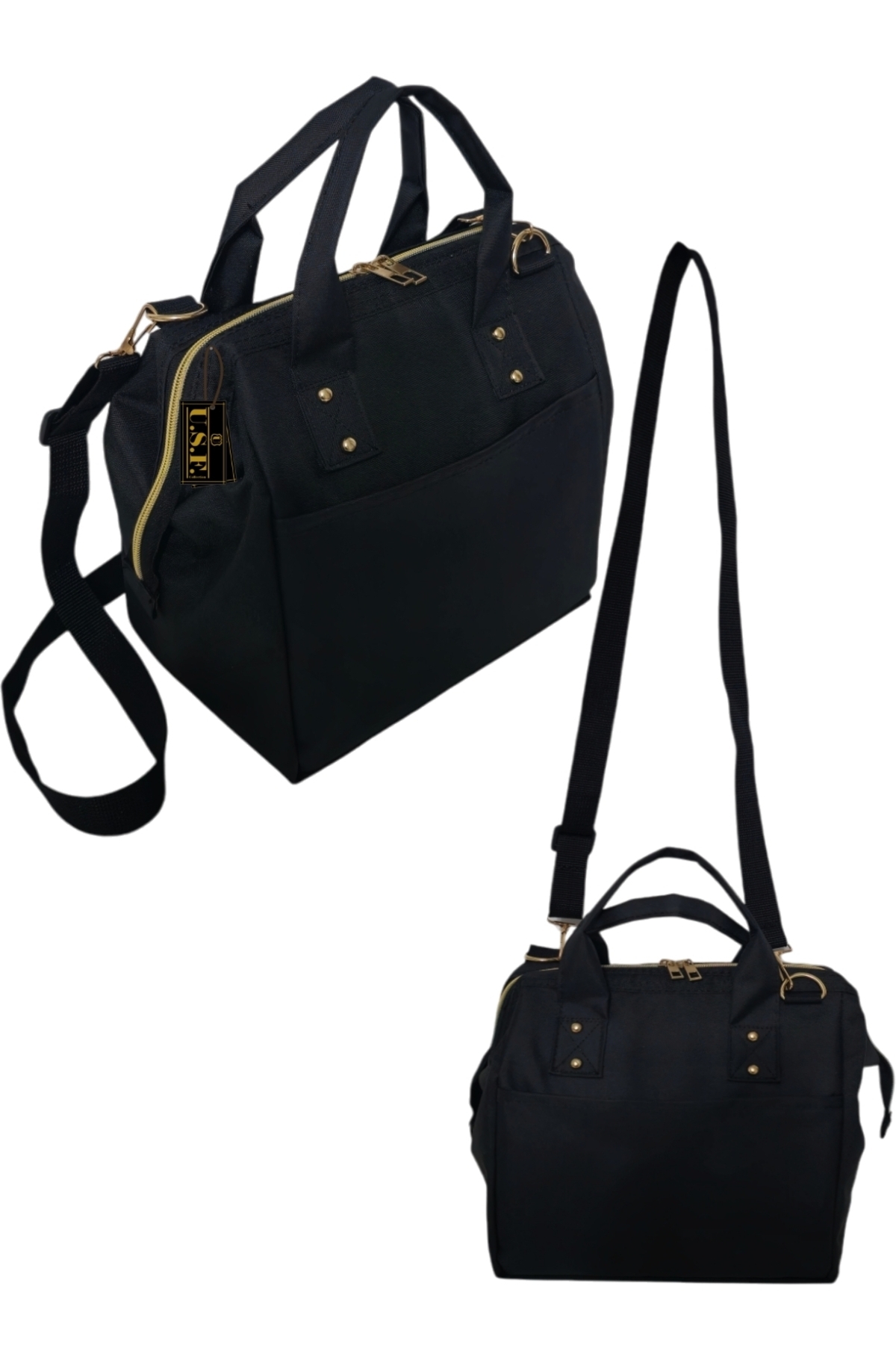 USF Anne Bebek Askılı Taşıma Çantası Isı yalıtımlı Termal Termoslu Yemek, Mama, Beslenme, Gıda Çantası fotoğrafı 3 (önizleme)