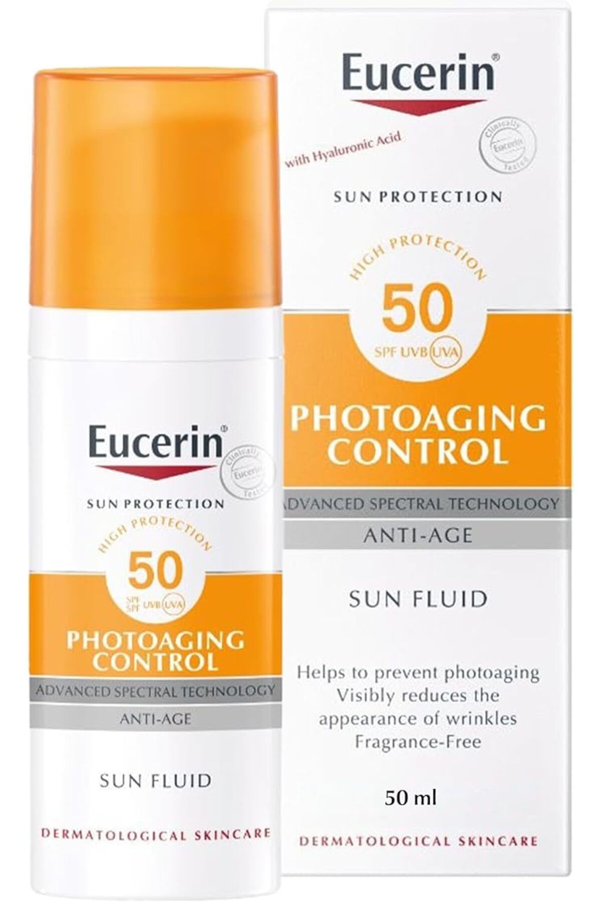 Eucerin-- سائل الحماية من أشعة الشمس SPF50-50 مل 1