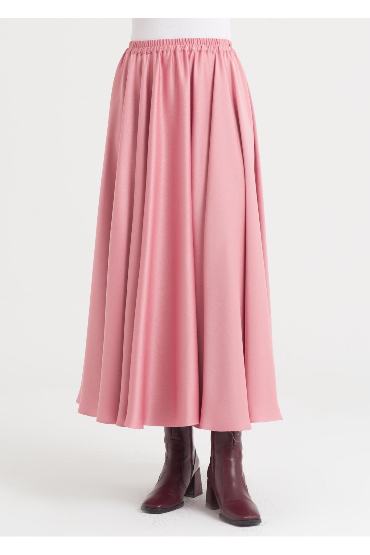 Armağan-Double Suit with Flared Skirt 7