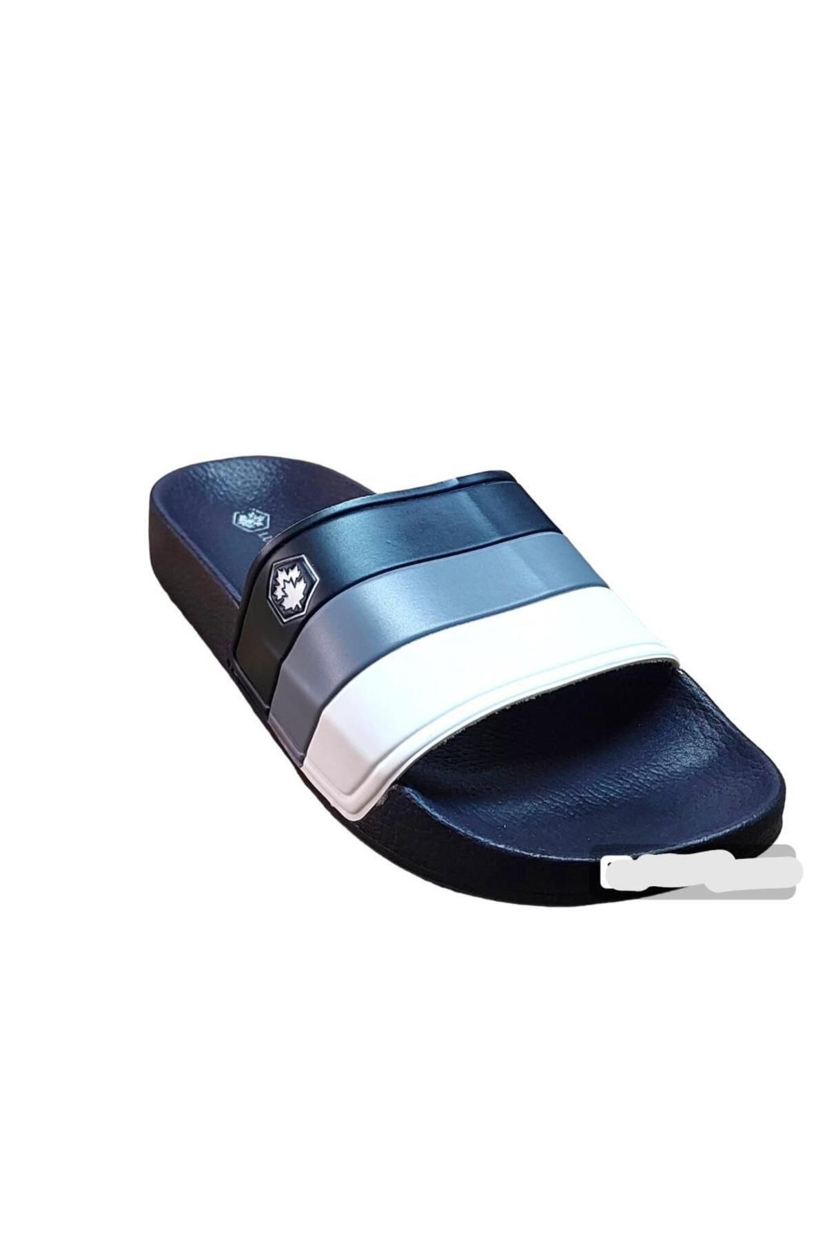 lumberjack-Wendell Jr 2fx Anatomical Navy Blue Unisex Beach Slippers 5