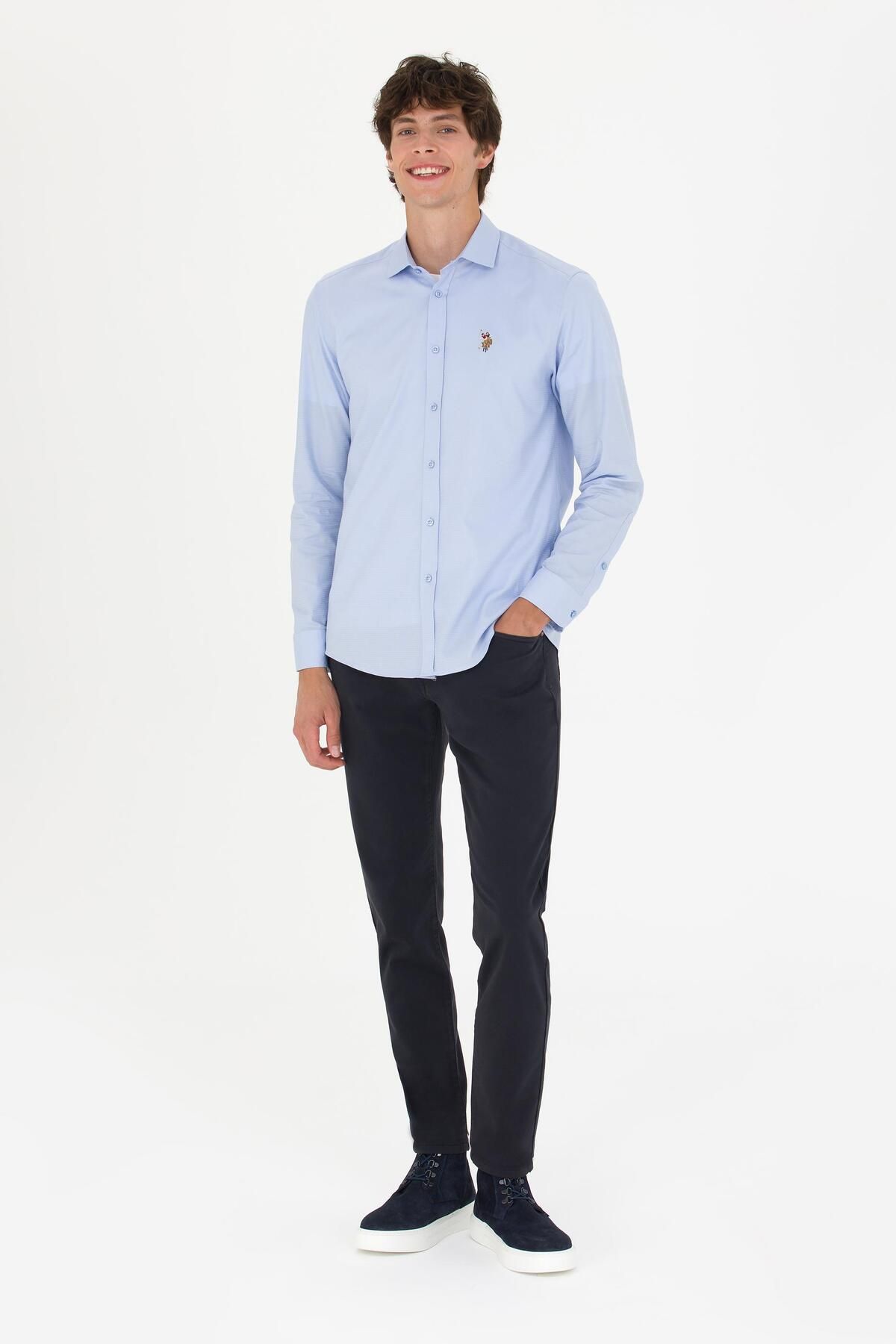 پیراهن آستین بلند مردانه 1688162 U.S. Polo Assn.