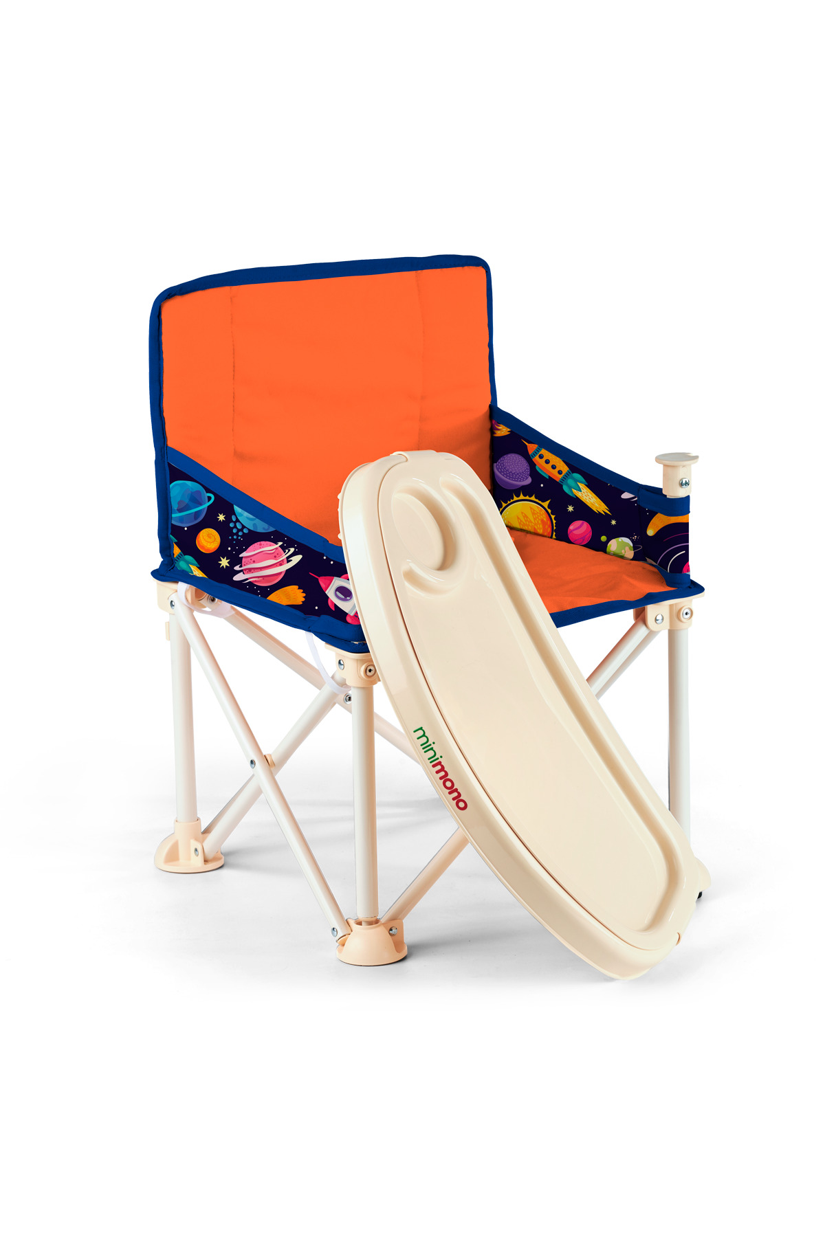 Minimono Plus 0-4 Yaş Portatif Katlanır Yükseltici Mama Sandalyesi Bebek Çocuk Kamp Sandalyesi fotoğrafı 5 (önizleme)