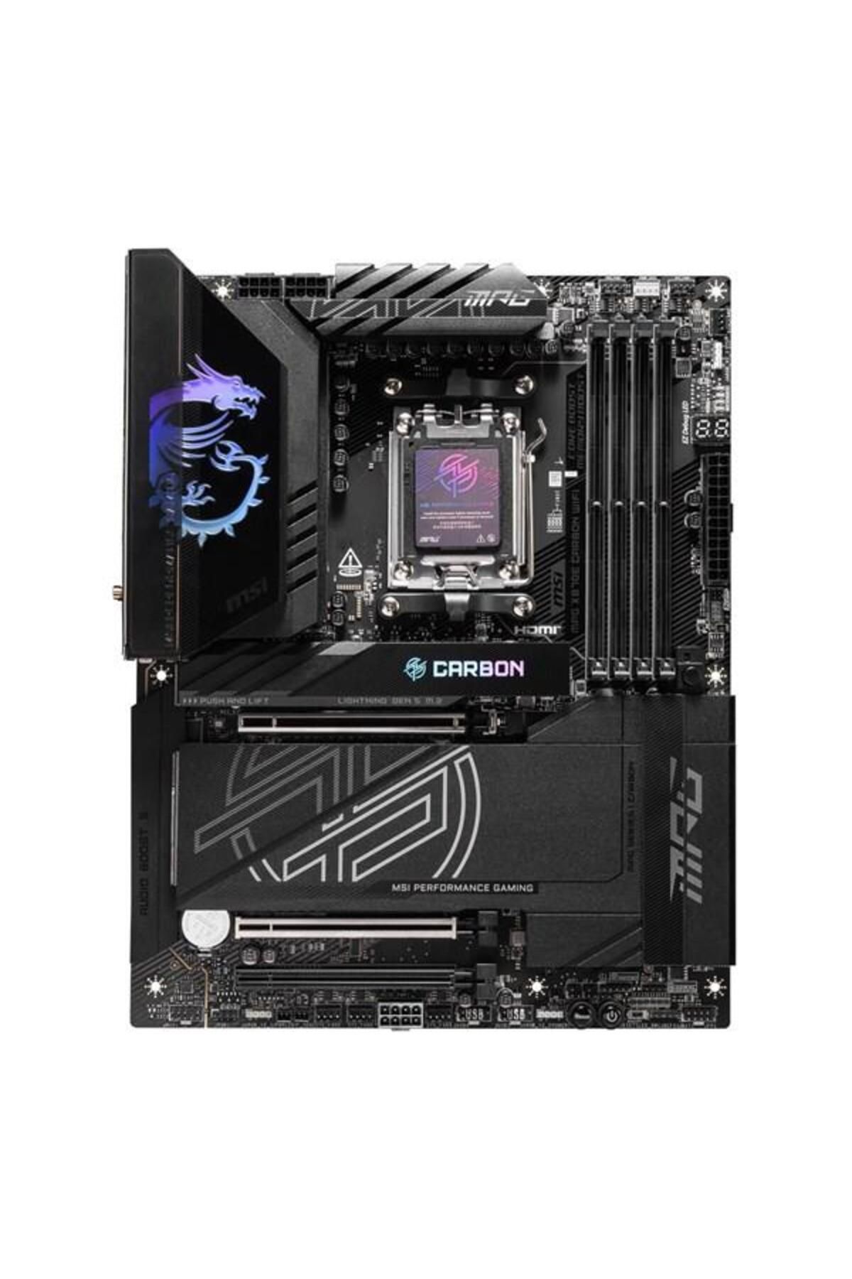 MSI-Mpg X870E Carbon Wifi-7 Ddr5 HDMI Dp Pcie 16X V5.0 Am5 Atx 2