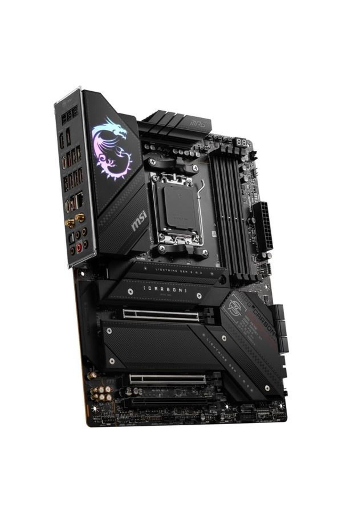 MSI-Mpg X670E Carbon Wifi-6E Ddr5 Hdmi-Dp Pcie 4.0 Am5 Atx 5
