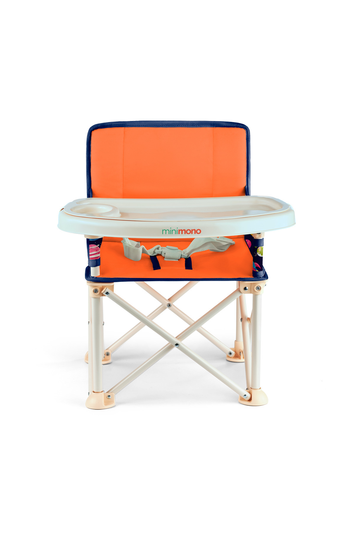 Minimono Plus 0-4 Yaş Portatif Katlanır Yükseltici Mama Sandalyesi Bebek Çocuk Kamp Sandalyesi fotoğrafı 6 (önizleme)