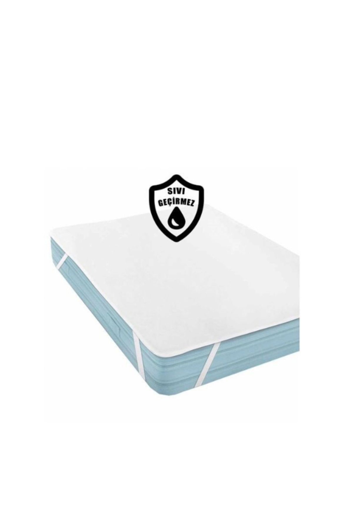 indigo ev tekstili-Polyester Towel with 4 Corners Elastic - Liquid Proof Mattress Protector Mattresses 3