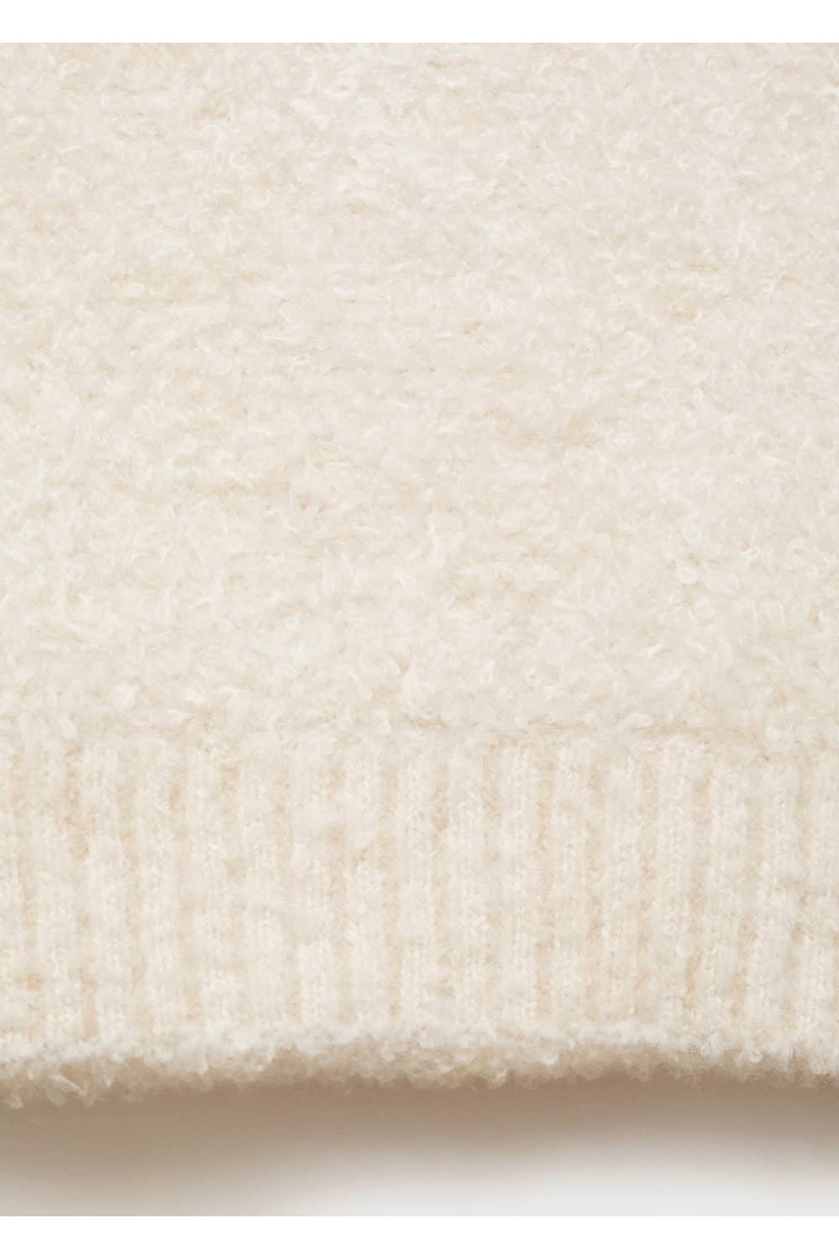 MANGO Woman-Polo Neck Sweater with Stones 5