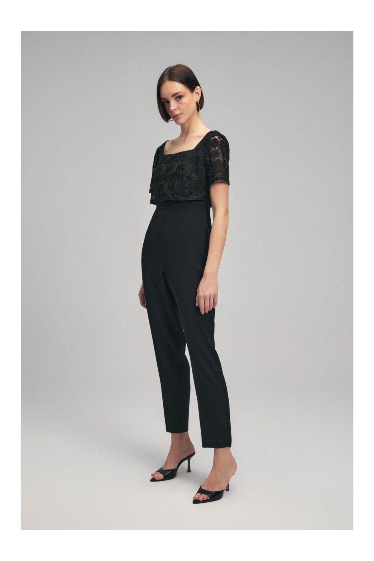 adL-Lace Square Neck Jumpsuit 1