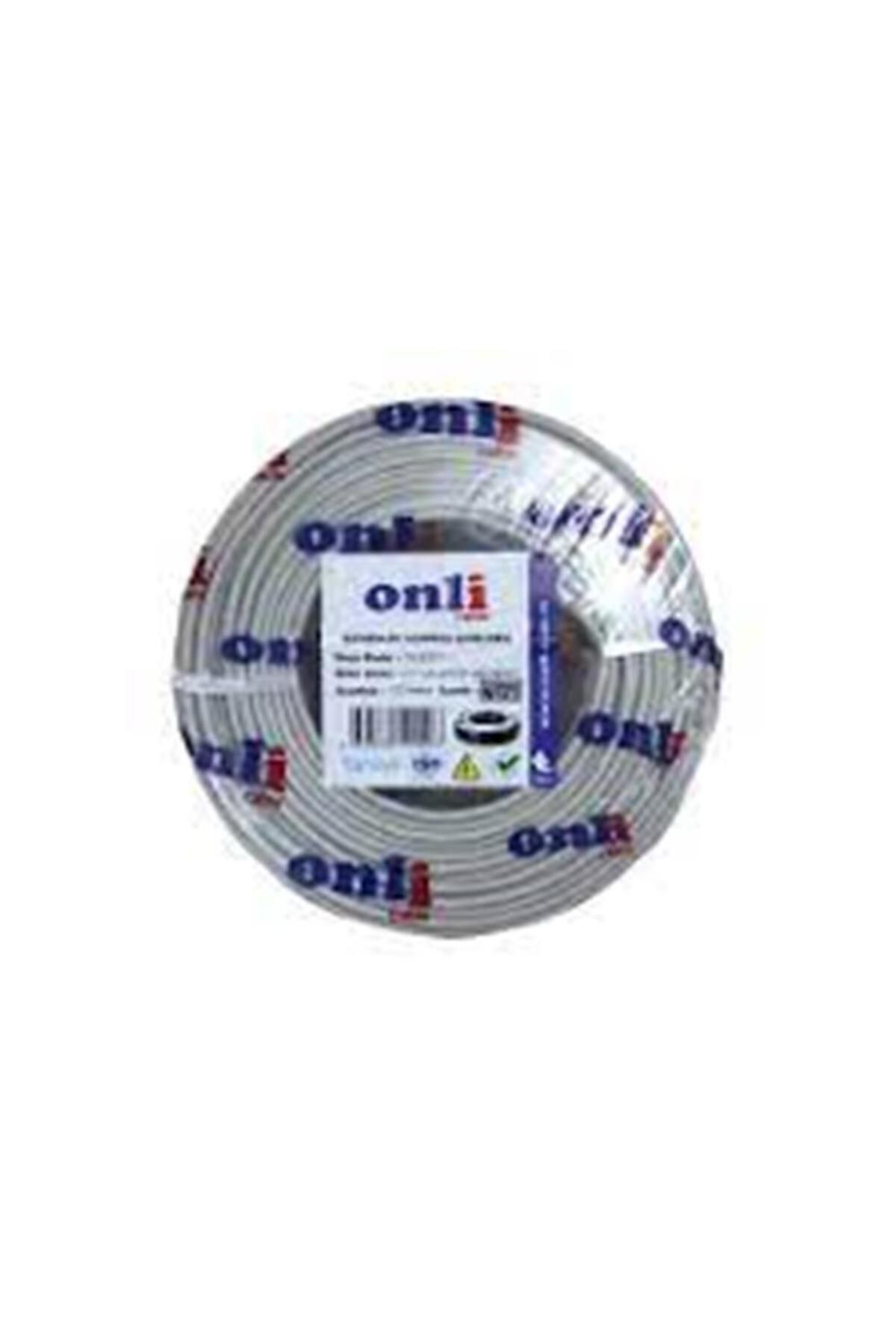 ONLİ Onli ON-4122 4+1 1x0,22 mini Coax 4x0,22mm 2X0,50mm 100 metre CCA Kamera Kablosu