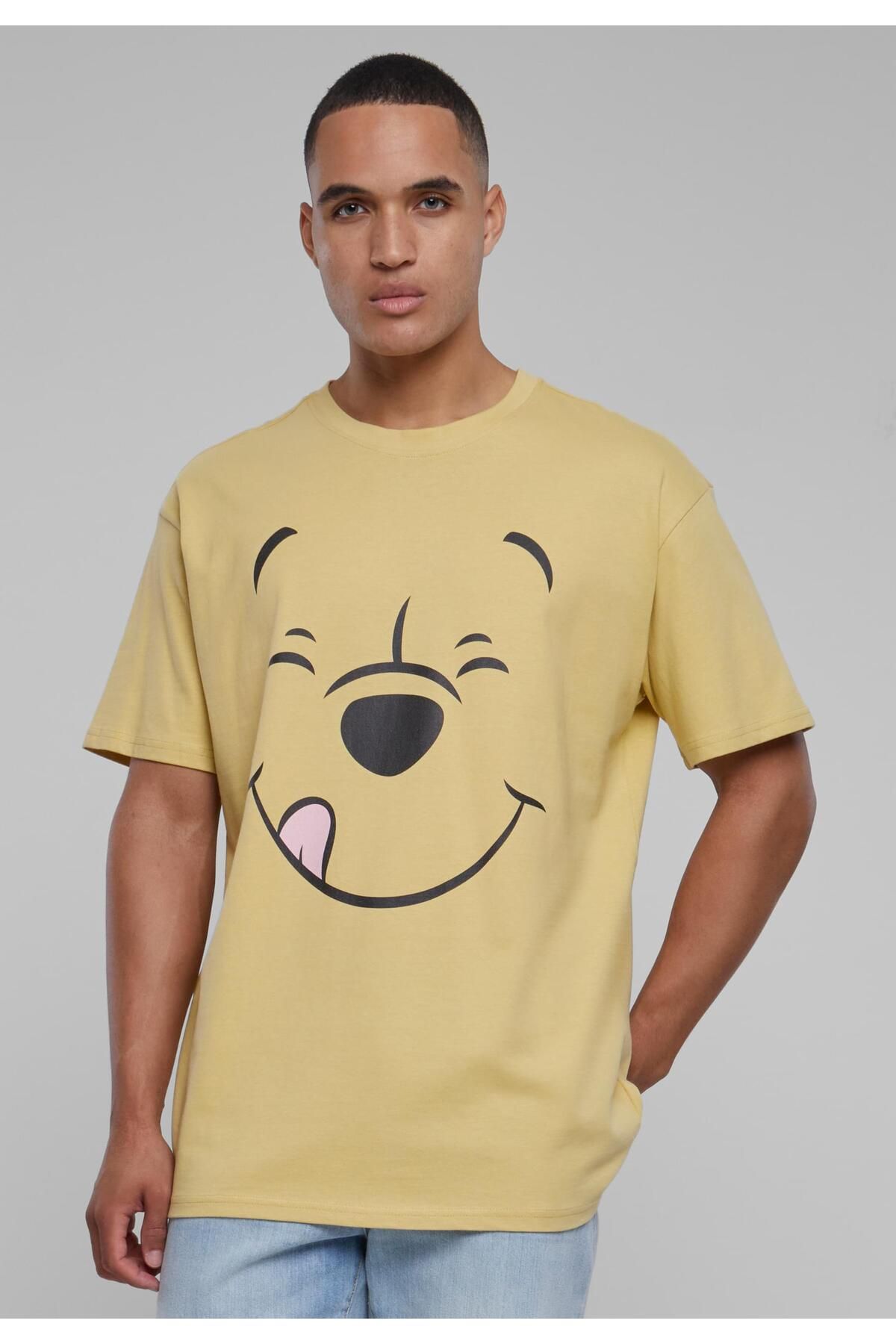 Upscale by Mister Tee-Unisex Disney 100 Winnie Pooh Face Oversize-T-Shirt 4