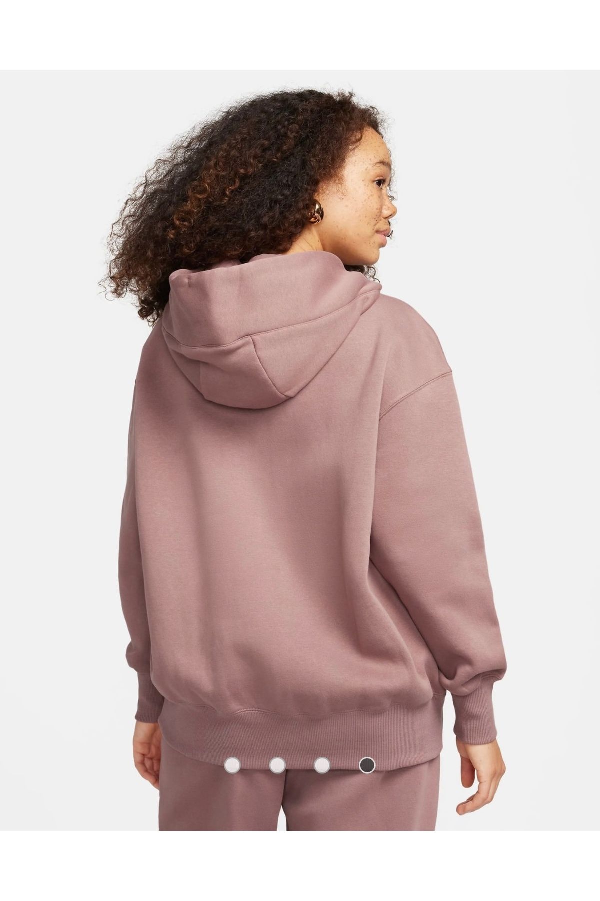 Nike-Phoenix Fleece Women's Sweatshirt - Oversized, Full-Zip Hoodie 2