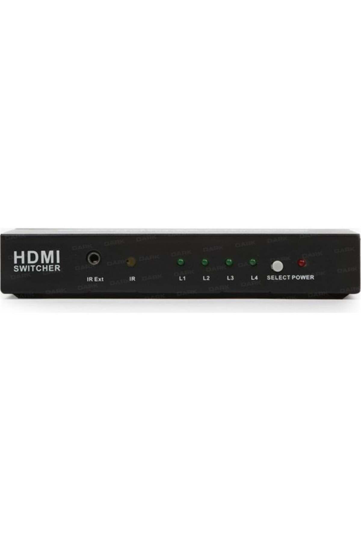 Dk Hd Sw4x1k 4 Giriş - 1 Çıkış Kumandalı Hdmı 4k Switch