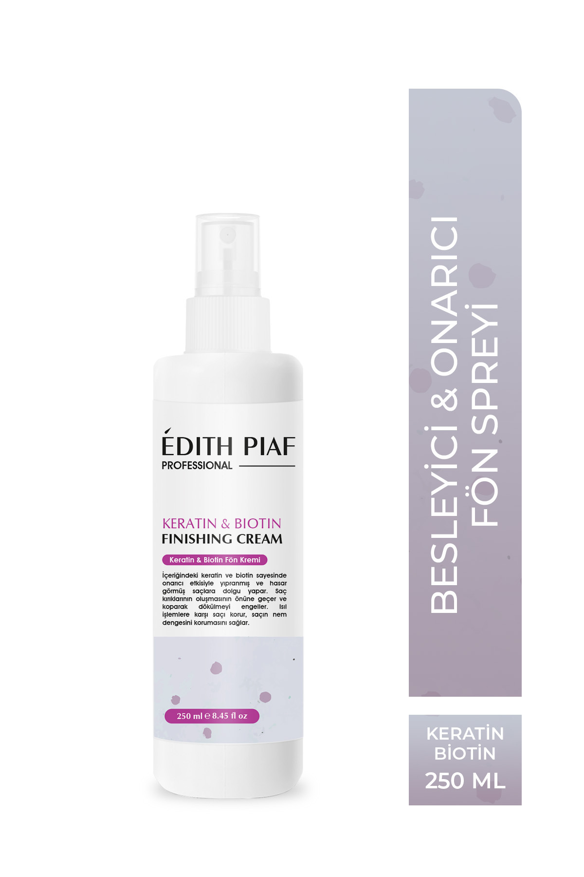 Isı Koruyucu Onarıcı Keratin & Biotin Fön Kremi 250 ml — EDITH0010 — تصویر 5 از 5