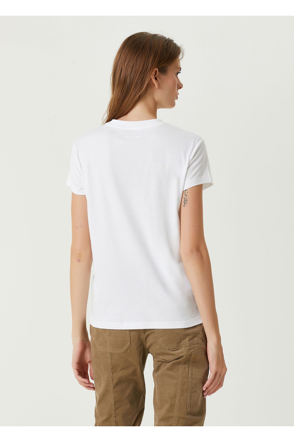 Zadig&Voltaire-White Logo T-Shirt Size: XS 5