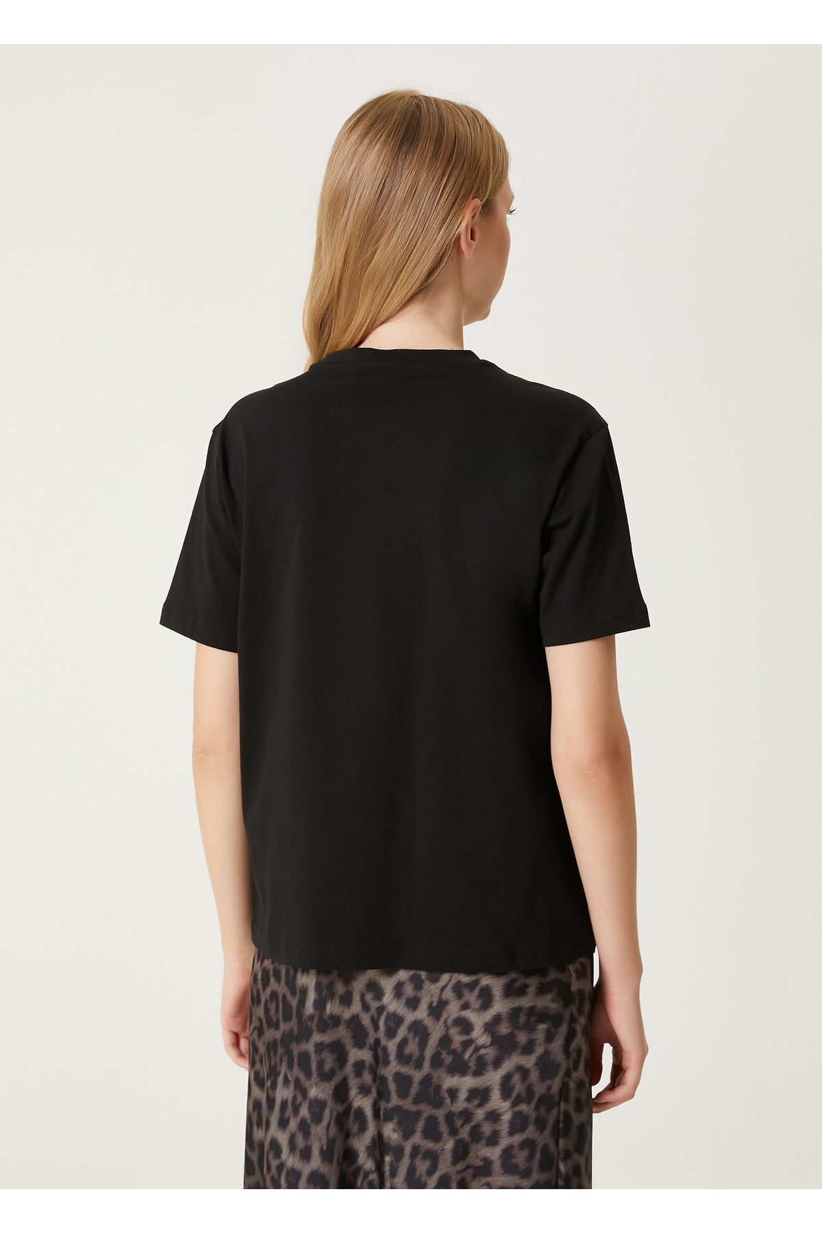 Beymen Collection-Black Printed T-Shirt Size: m 6