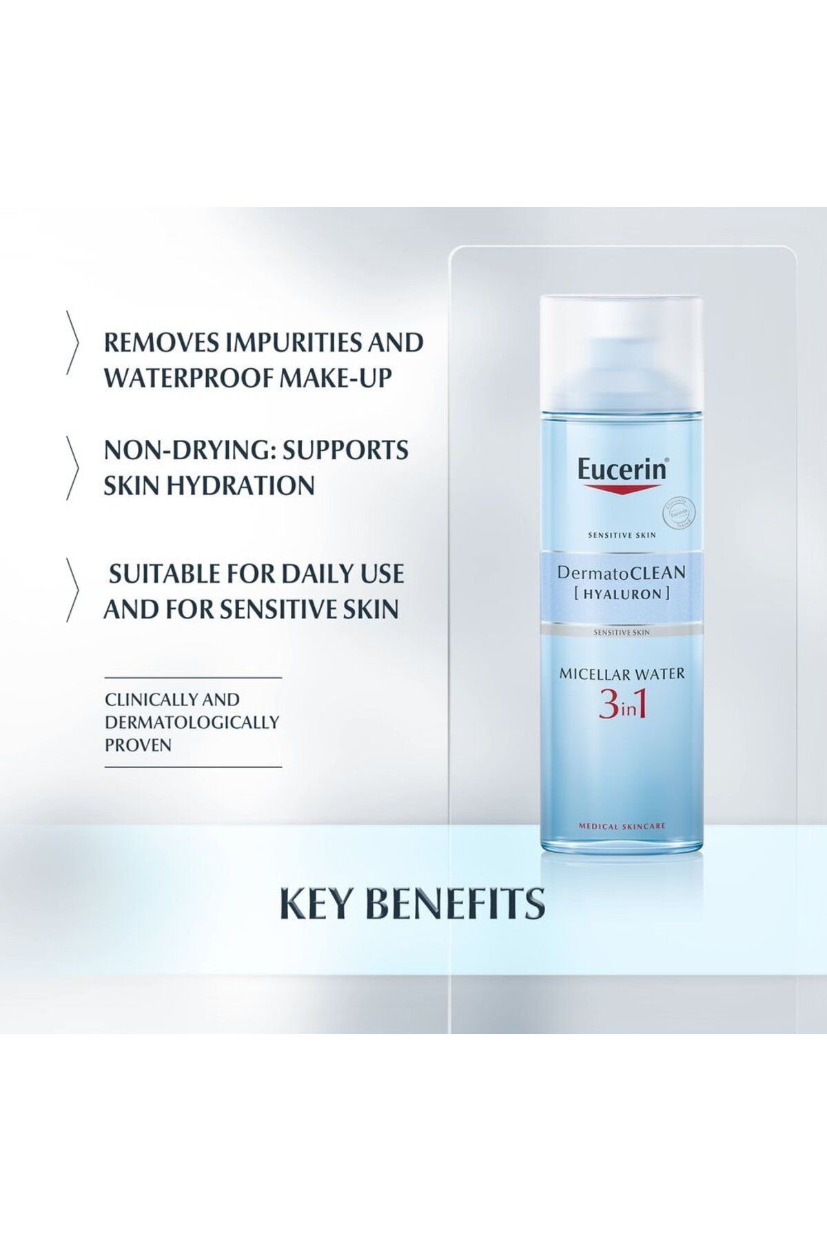 Eucerin-- Micellar Cleansing Fluid 3-In-1 - 200Ml 2