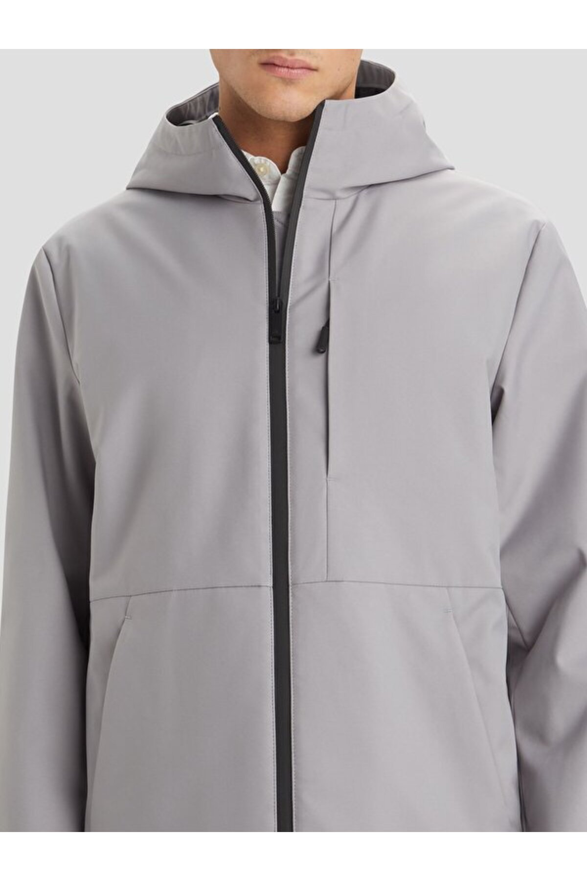 کت هودی مدرن Go Stretch Softshell — خاکستری A854900010 — تصویر 3 از 5