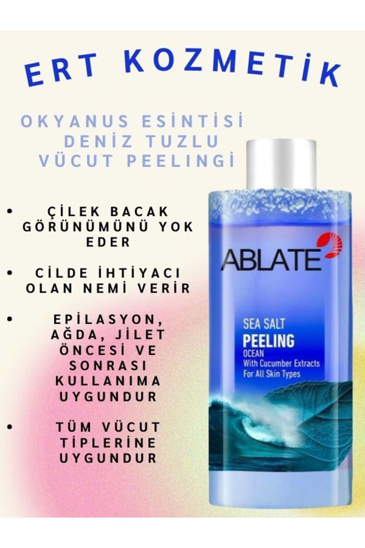Okyanus Esintisi Aromalı Besleyici,batık Giderici Vücut Peeling 200 Ml. — P2 — تصویر 3 از 9