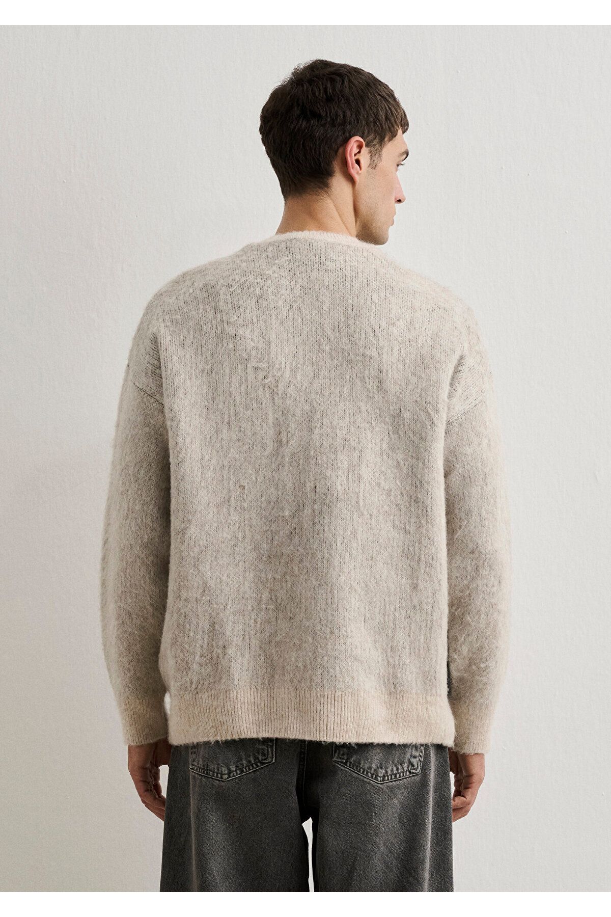 Mavi-Jacquard White Sweater Oversize / Wide Cut 0710234 -81202 6