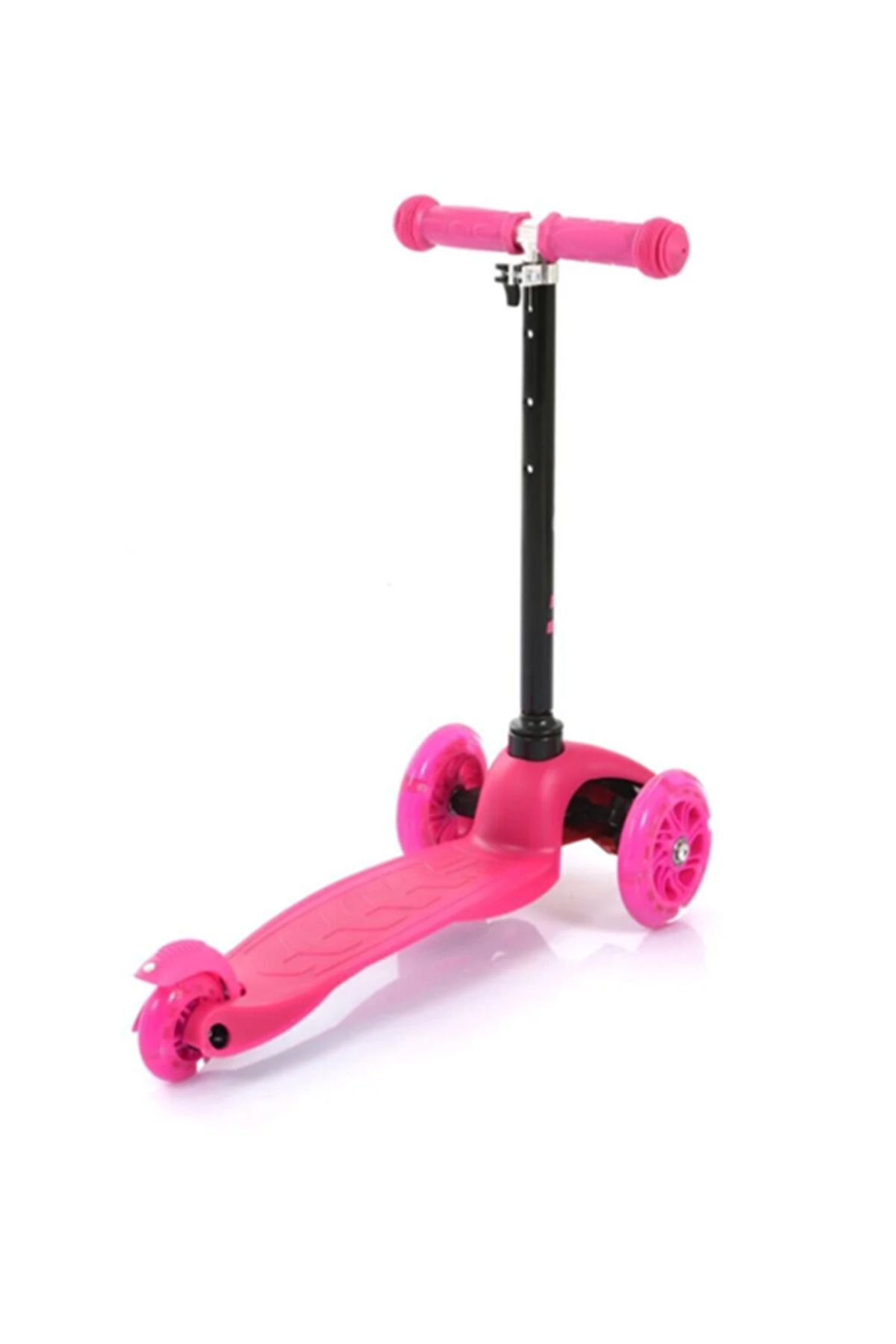 Mhm Collections Pembe 3 Tekerlekli Led Işıklı Scooter