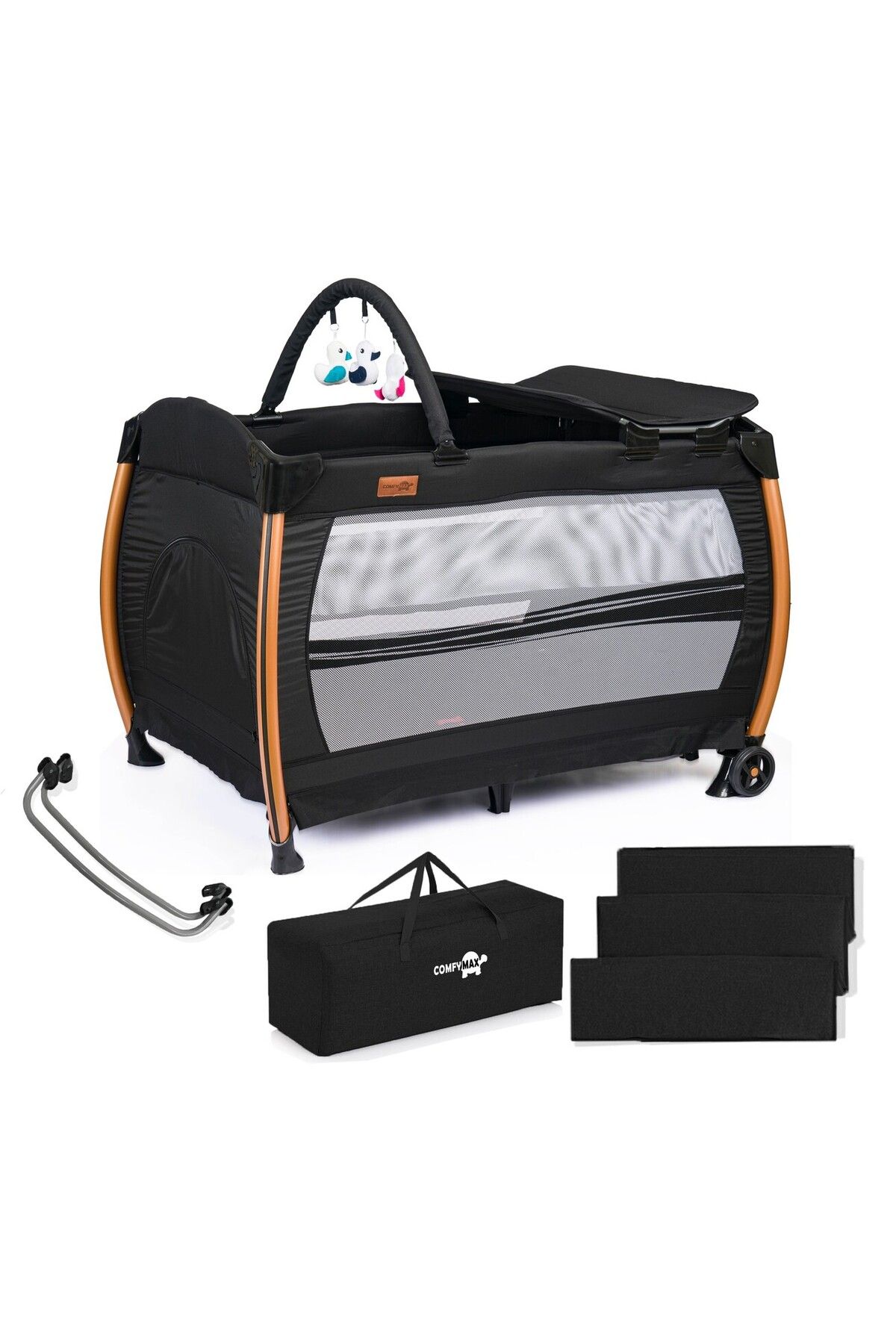 Power Park Yatak Oyun Parkı 70x110 - Cosmos Black
