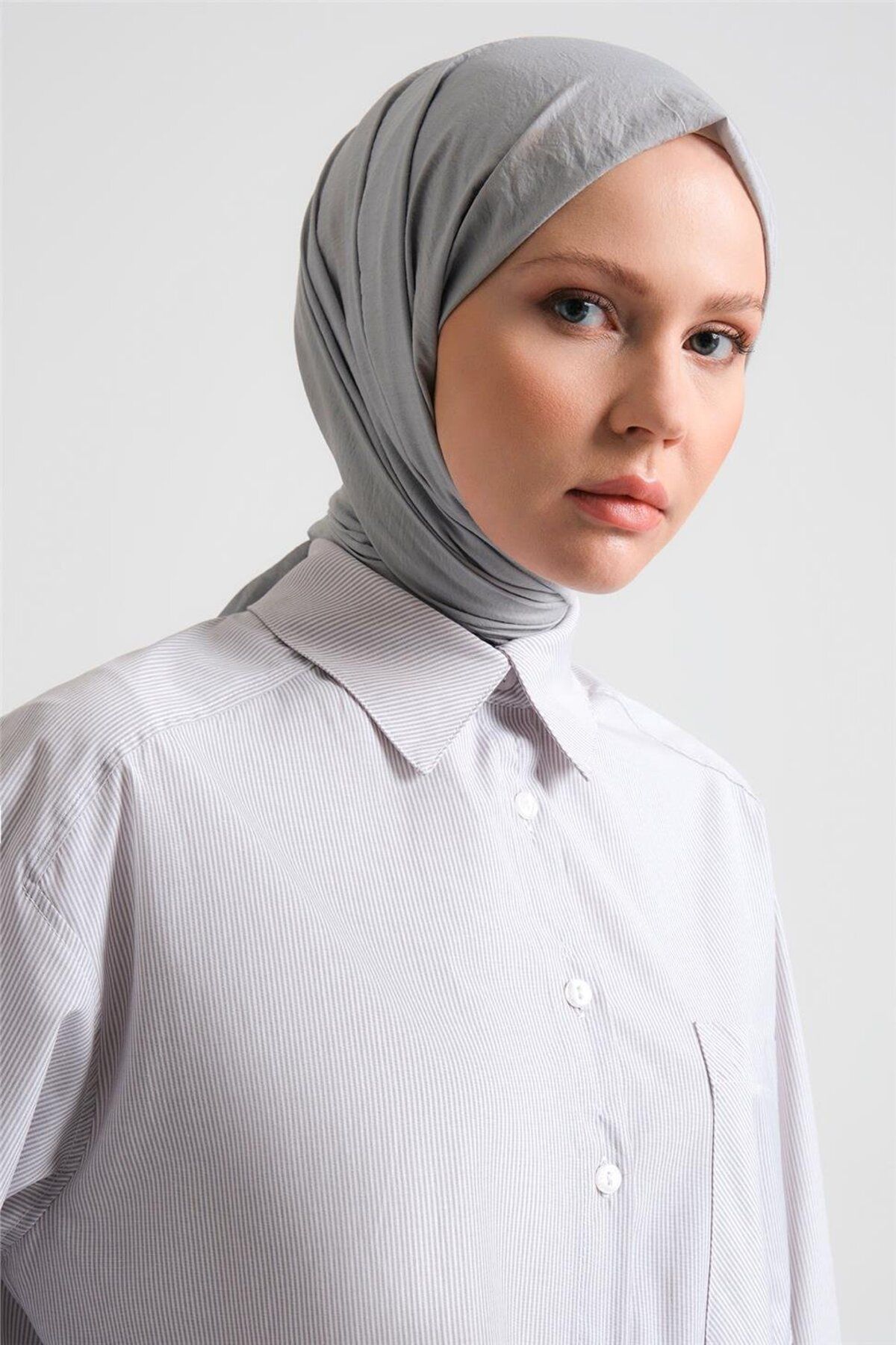 پیراهن راه راه Ort3440 Mink Armine