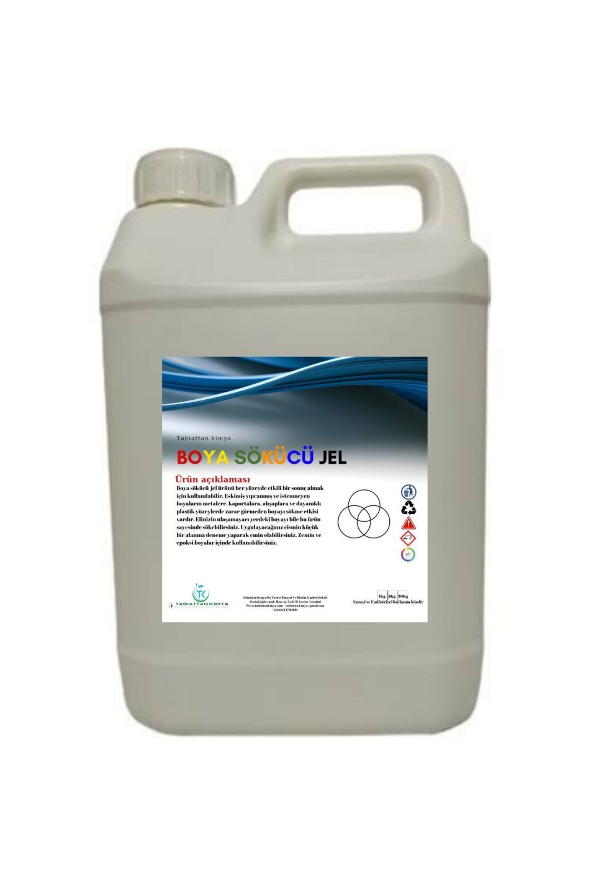 tabiattan kimya Boya Sökücü Jel 5Kg