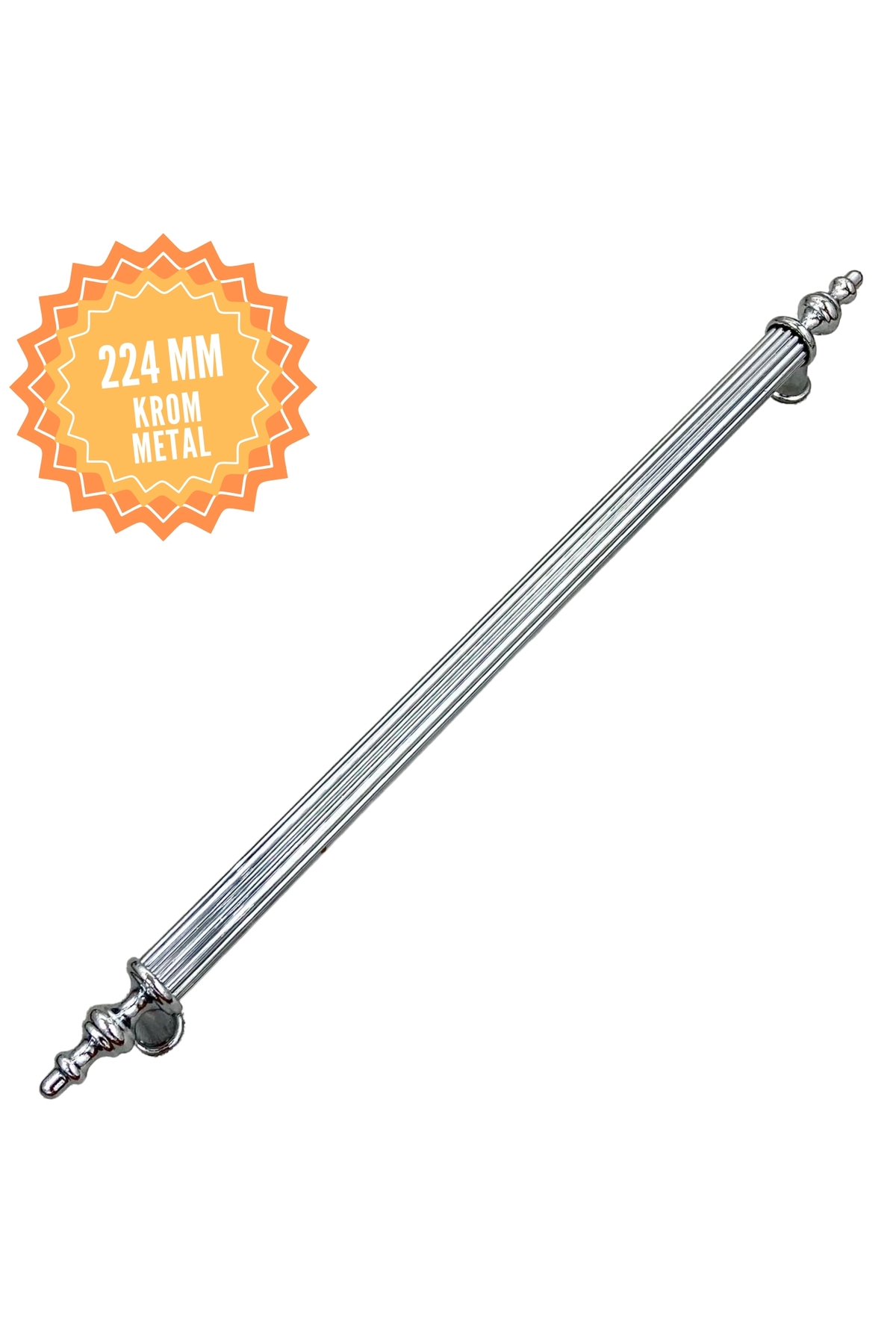 Koçsan Elif Krom 224 Mm Kulp, Lüks Country Mutfak Mobilya Dolap