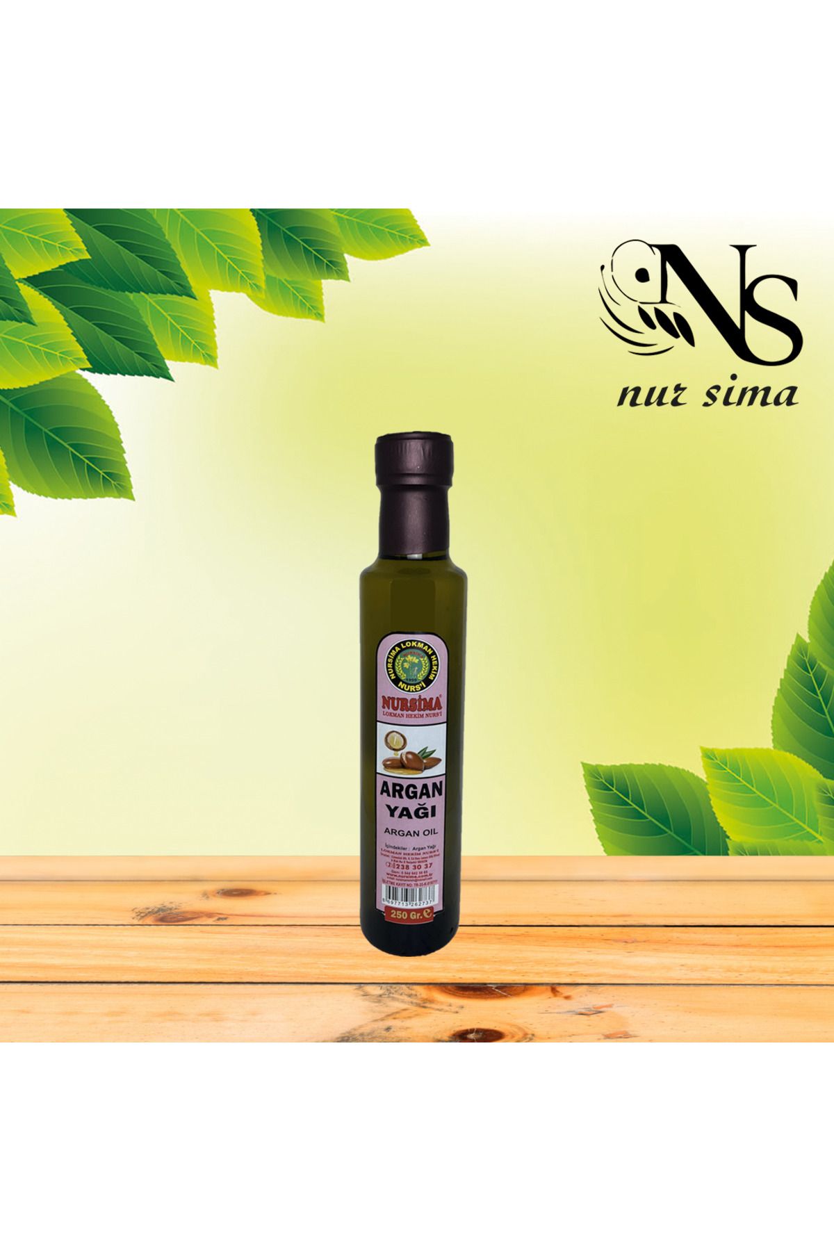 Nursima Argan Tohumu Yağı 250 ml