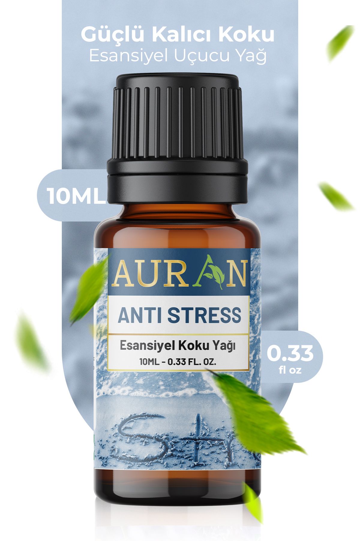 AURAN Anti Stress Esansiyel Uçucu Koku Yağı Difüzör Esansı Buhurdanlık Yağı Aromaterapi Yağı 10ml