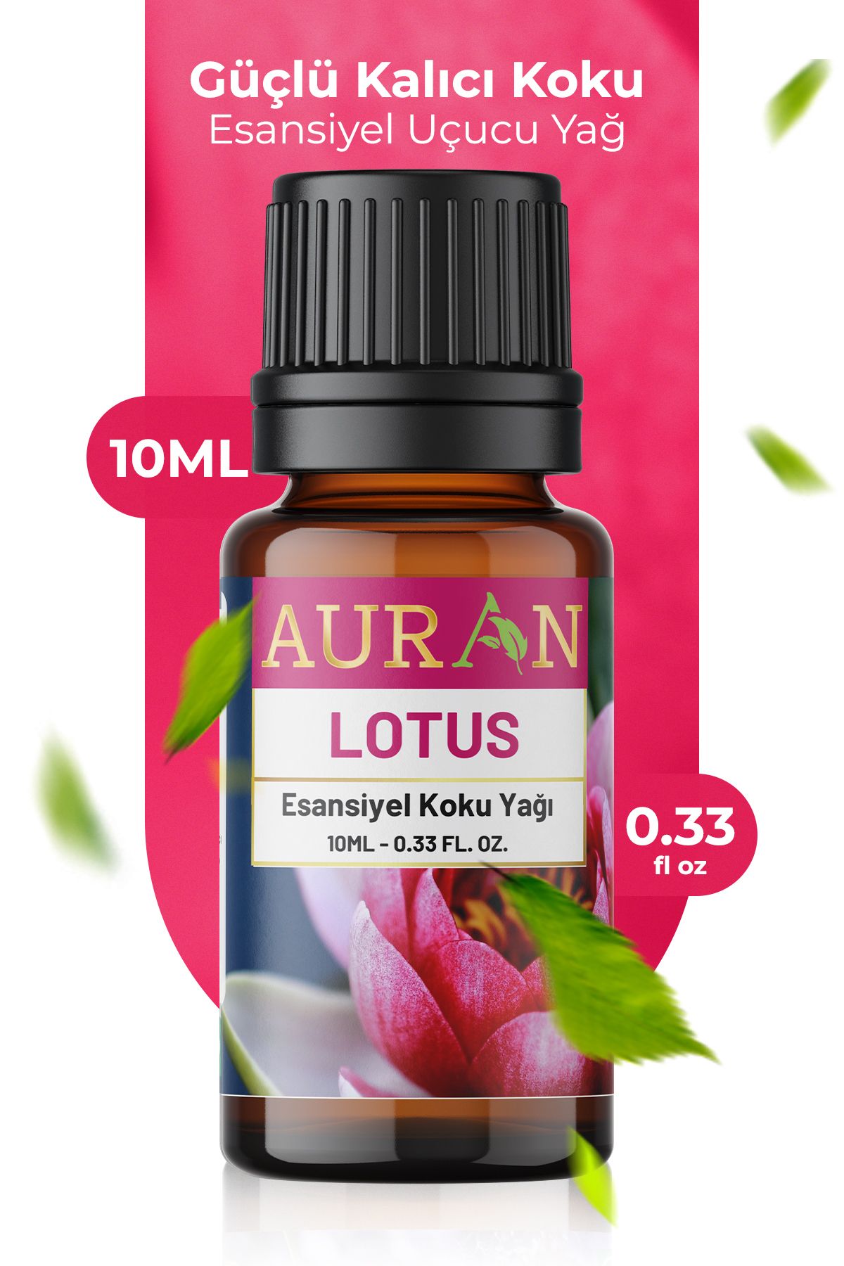 AURAN Lotus Esansiyel Uçucu Koku Yağı Buhurdanlık Yağı Difüzör Esansı Hobi Esans Ortam Oda Kokusu 10ml