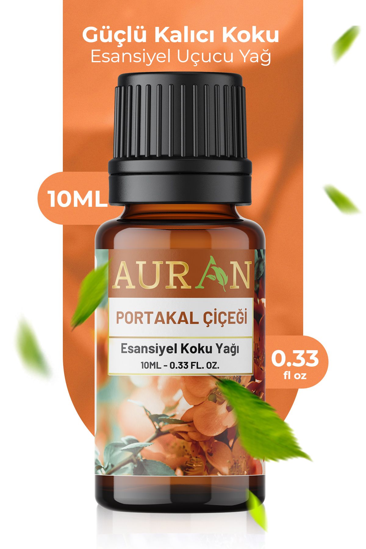 AURAN Portakal Çiçeği Esansiyel Uçucu Koku Yağı Difüzör Esansı Buhurdanlık Yağı Aromaterapi Yağı 10ml