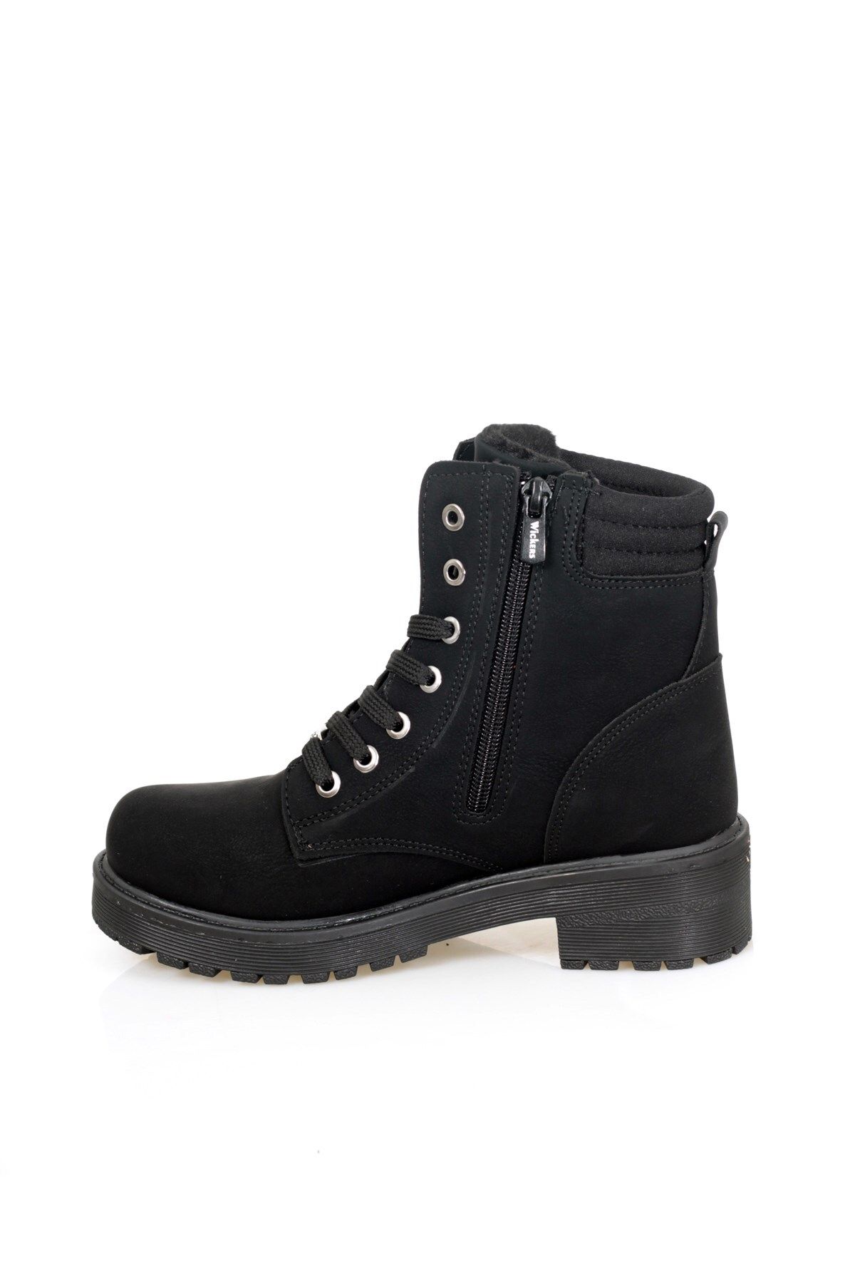Wickers-2262 Μαύρες μπότες Nubuck 6