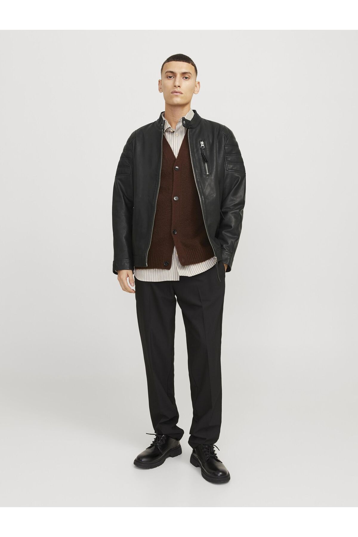 Jack & Jones Premium-Lederjacke Lederjacke 4