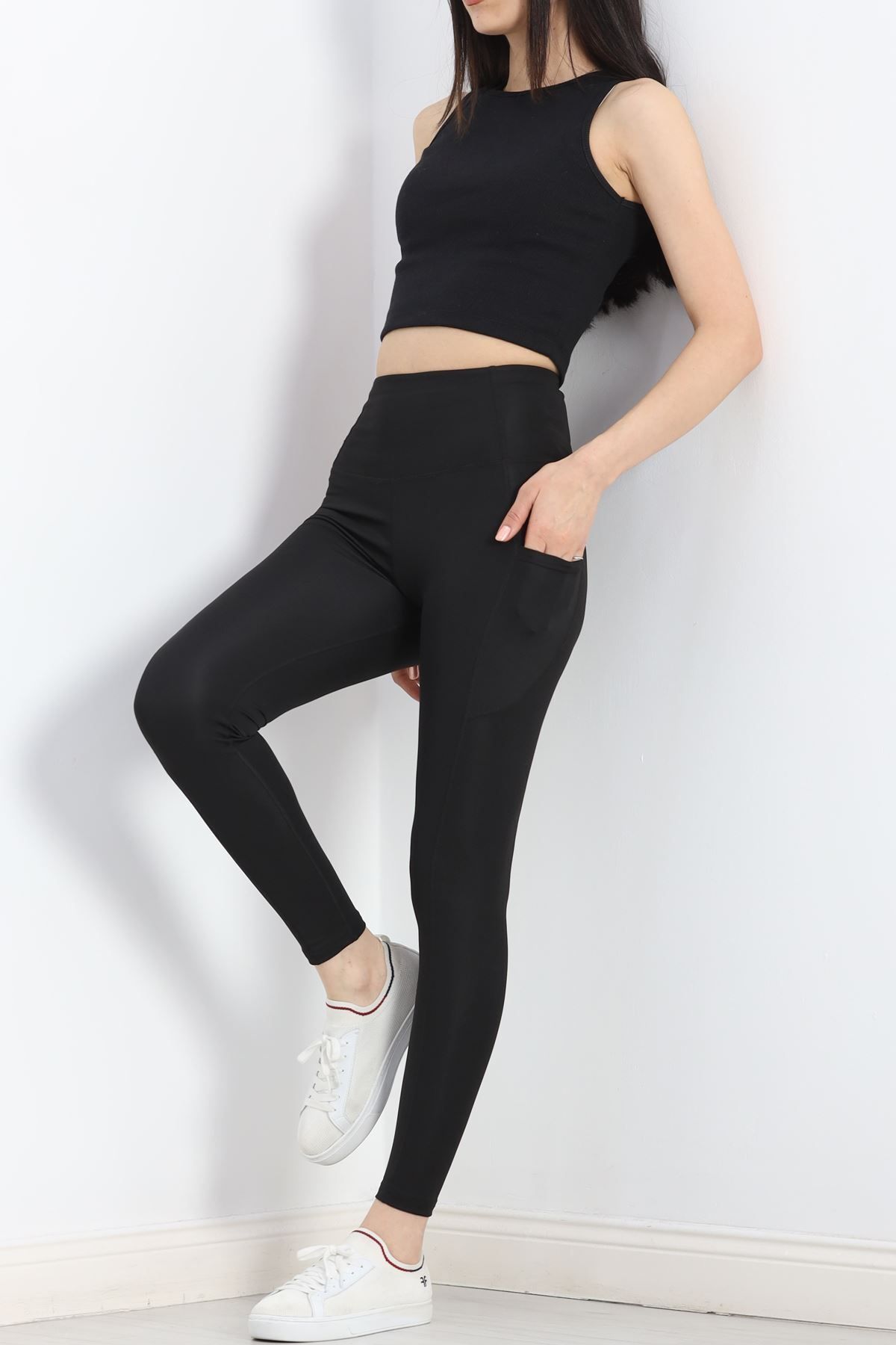 AKSU-Black Tights - Phone Pocket, Model 20140.1881 2