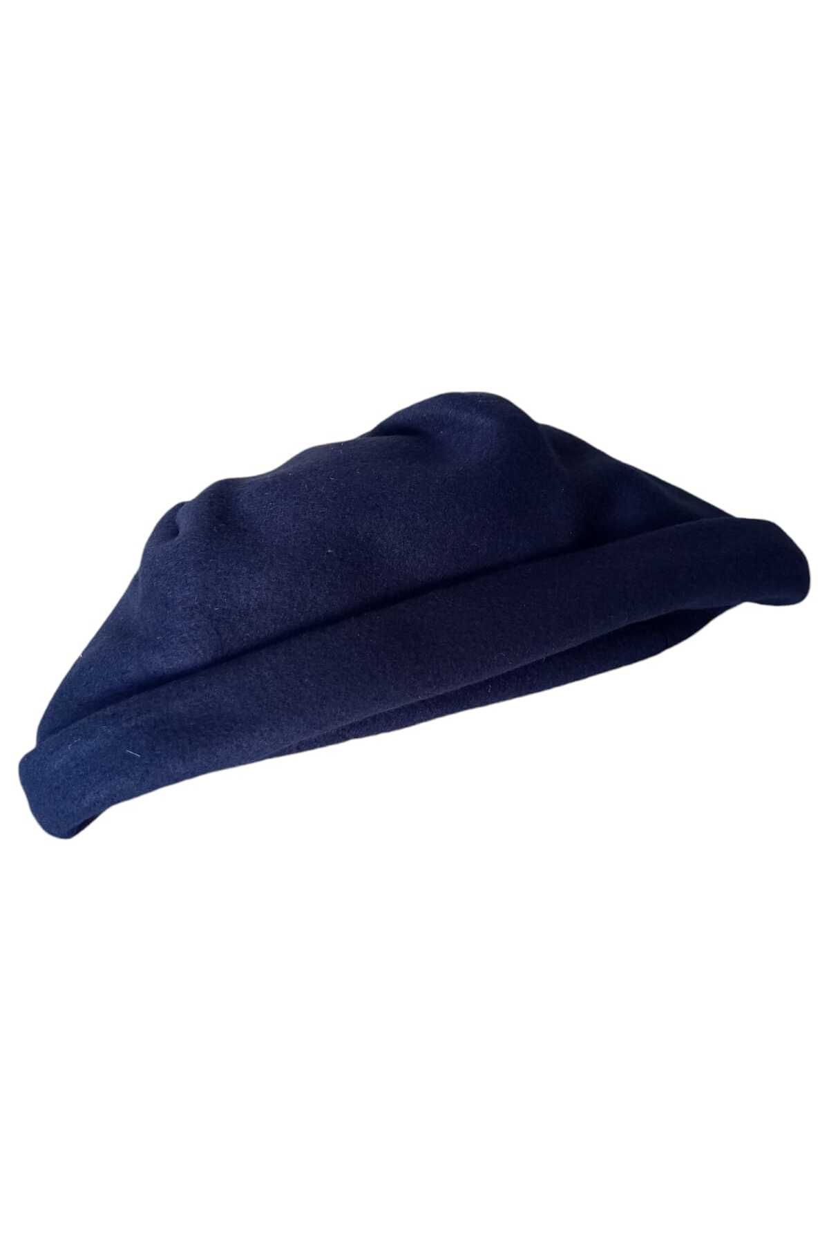 balkonda-Beanie Fleece Hat Soft Stretchy Navy Blue Classic Model Standard Size Unisex B44-1 3