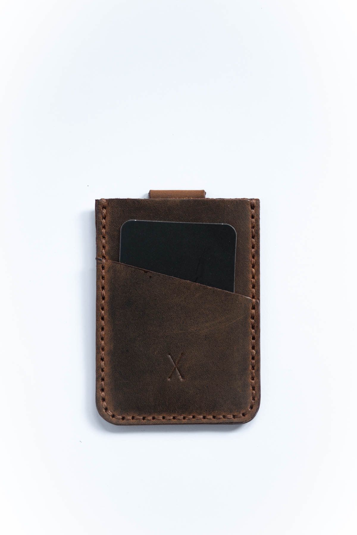 minimal X design-Taba Minimal X V2 - Real Leather Handmade - Simple Stylish Mechanism Card Holder 8