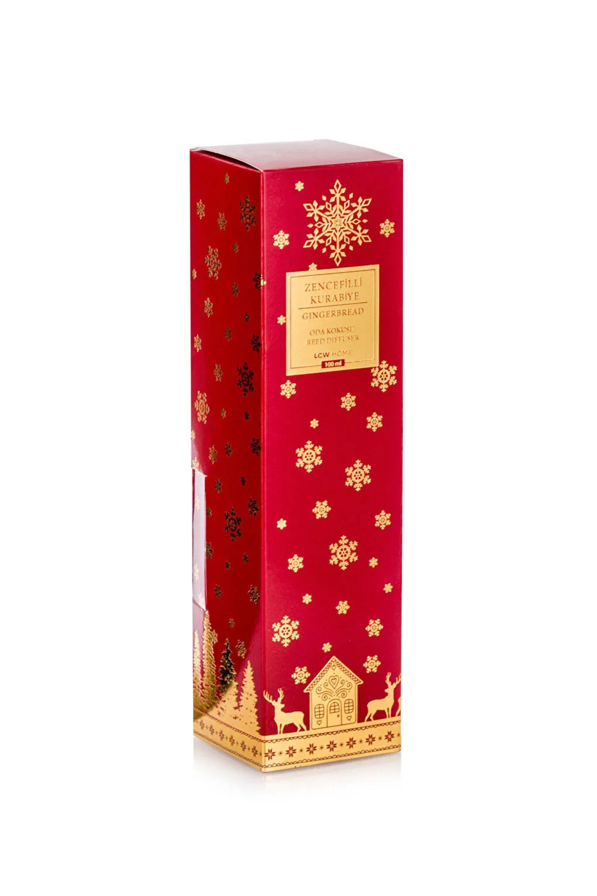 عطر اتاق معطر LC Waikiki LCW Red Gingerbread with Stick 100ml