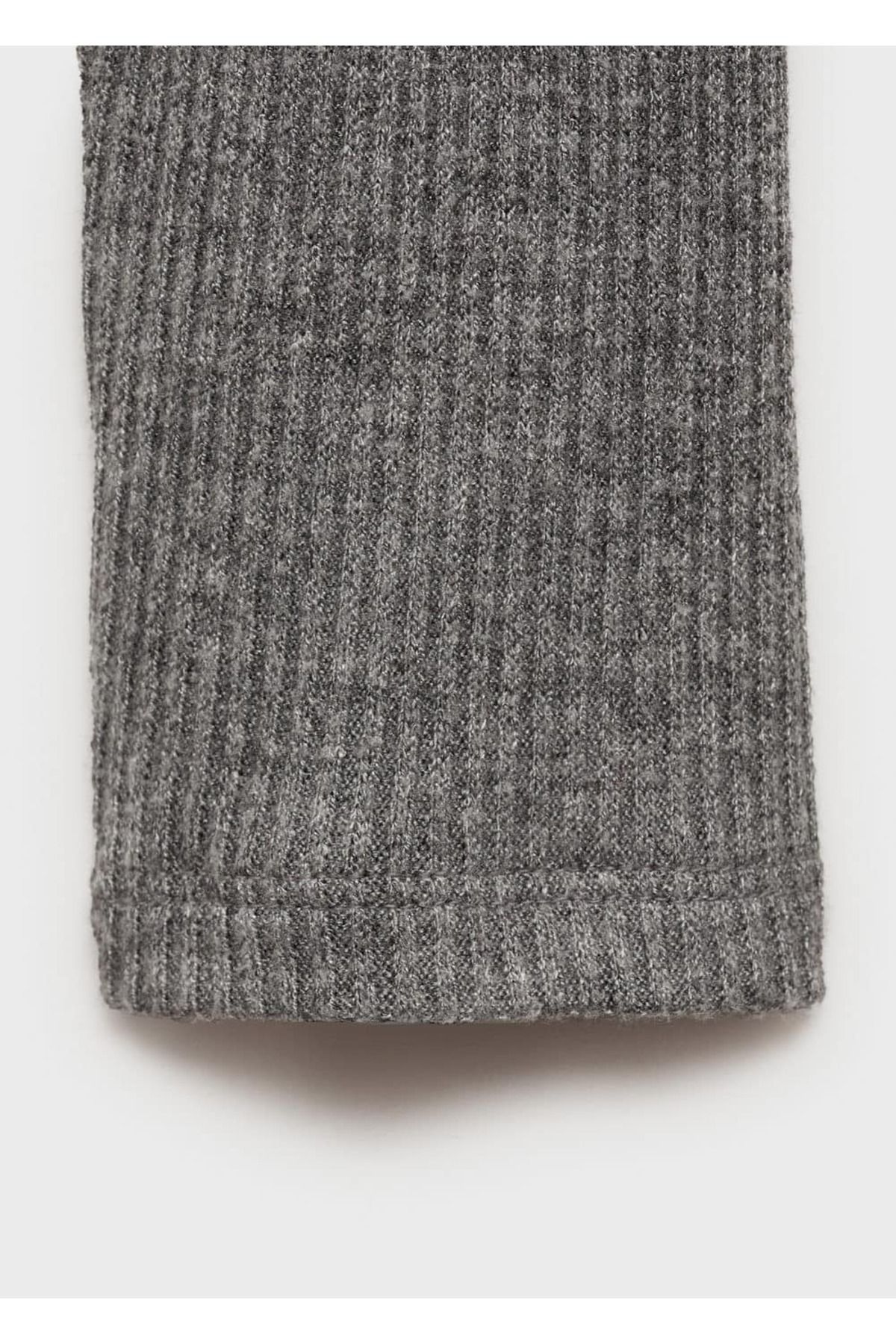 MANGO Woman-Turtleneck Ribbed T-Shirt 7