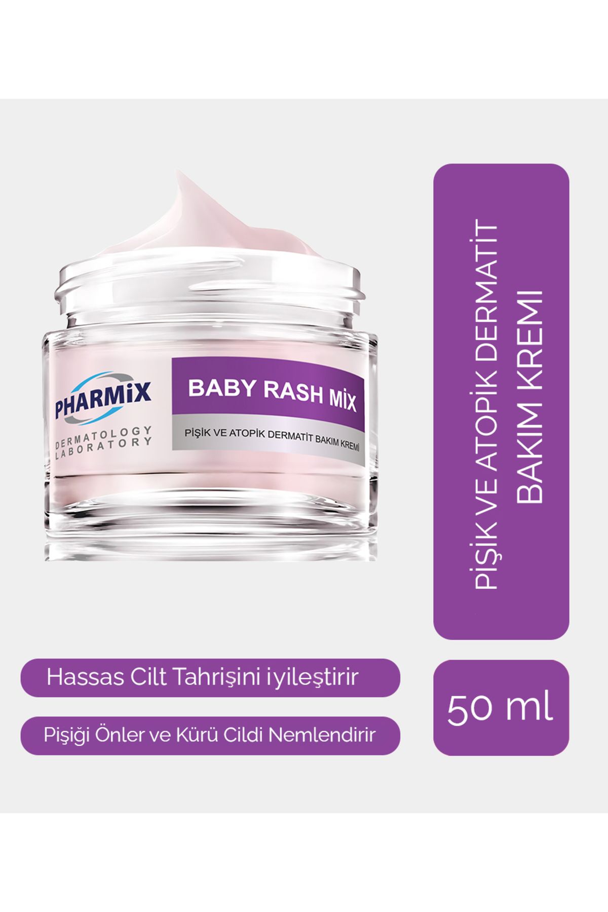 PHARMİX Baby Rash Mix Krem | PİŞİK VE ATOPİK DERMATİT | Hassas Cilt tahrişini iyileştirir