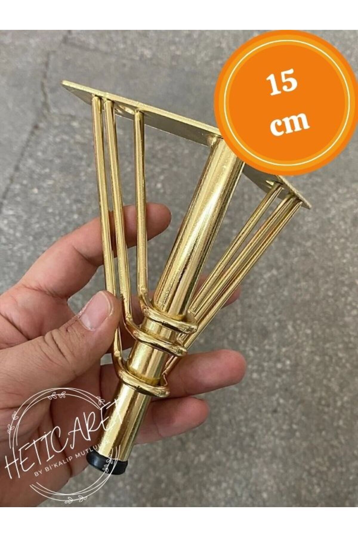 HETicaret Adg Metal Gold Demir Koltuk Kanepe Ayağı 15cm