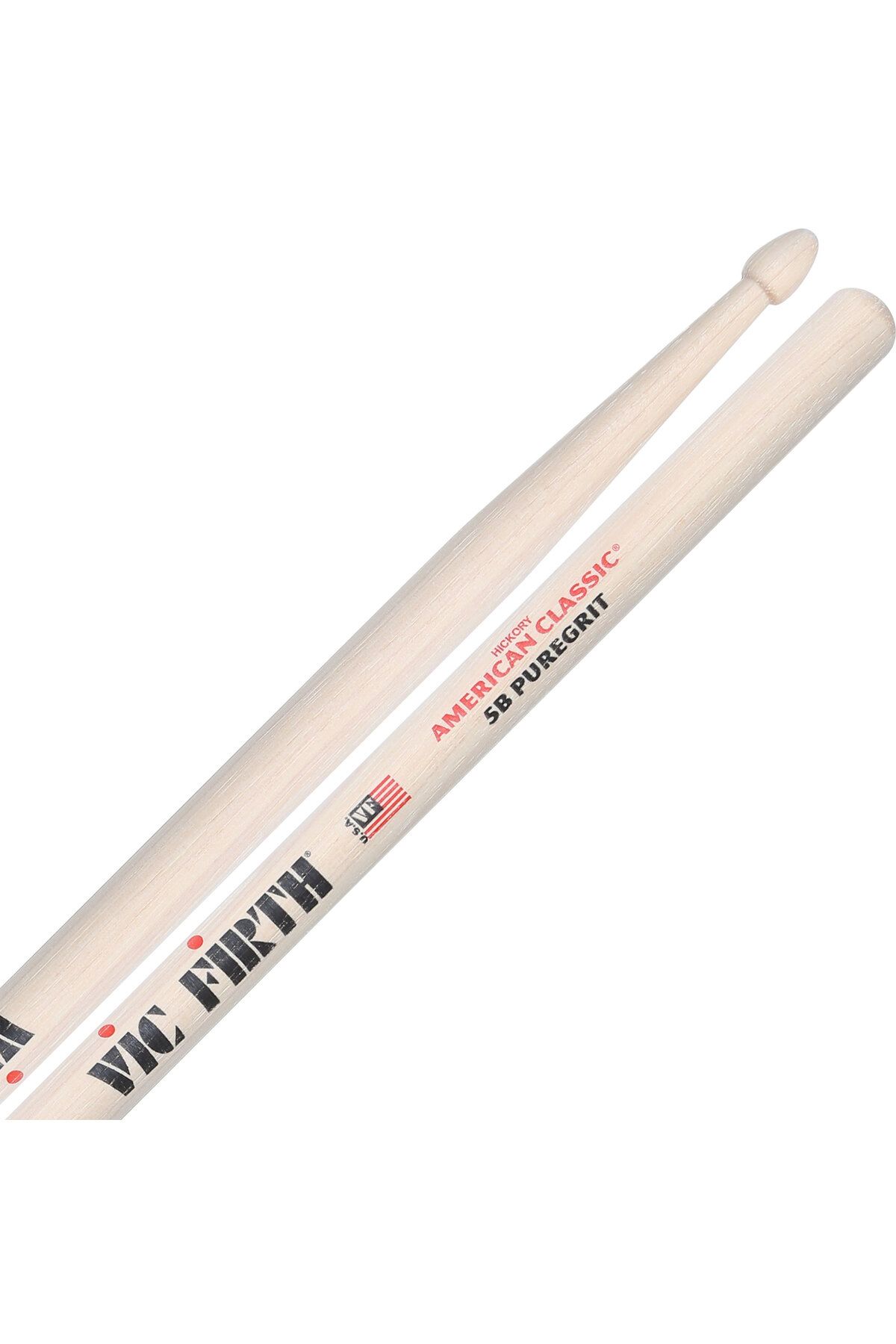 VIC FIRTH-Vıcfırth V5bpg Baguette (PAIR) 5b Pure Grit Ds Type, Hıckory, 2