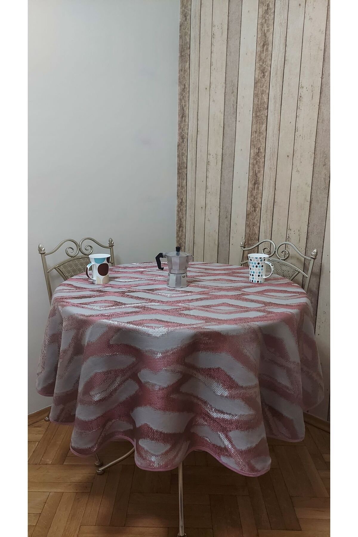 gonk-First Class, Function Fabric, No Leather, Round, Fiscos, Dining Table Cloth 5