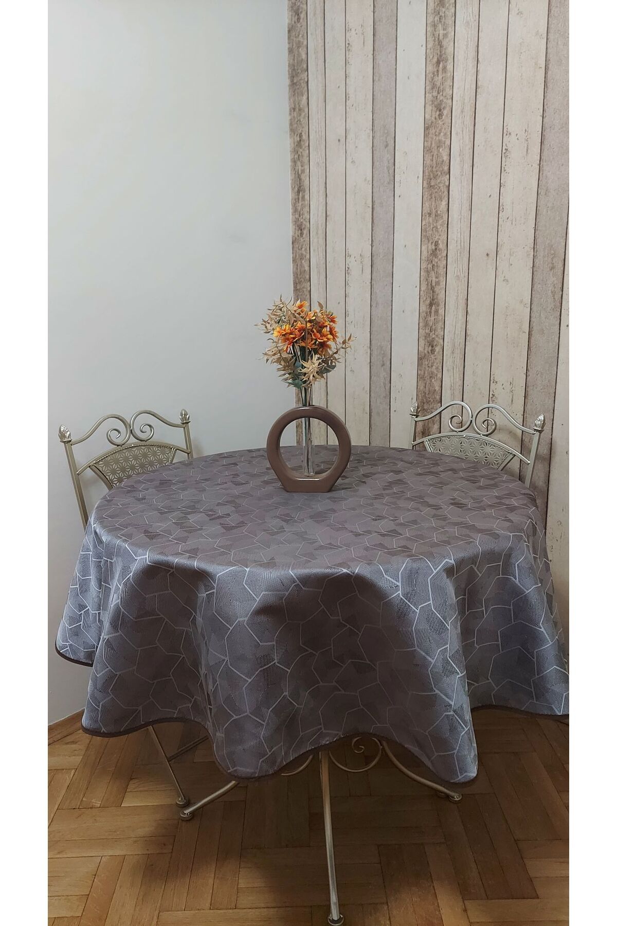 gonk-First Class, Function Fabric, No Leather, Round, Fiscos, Dining Table Cloth 4