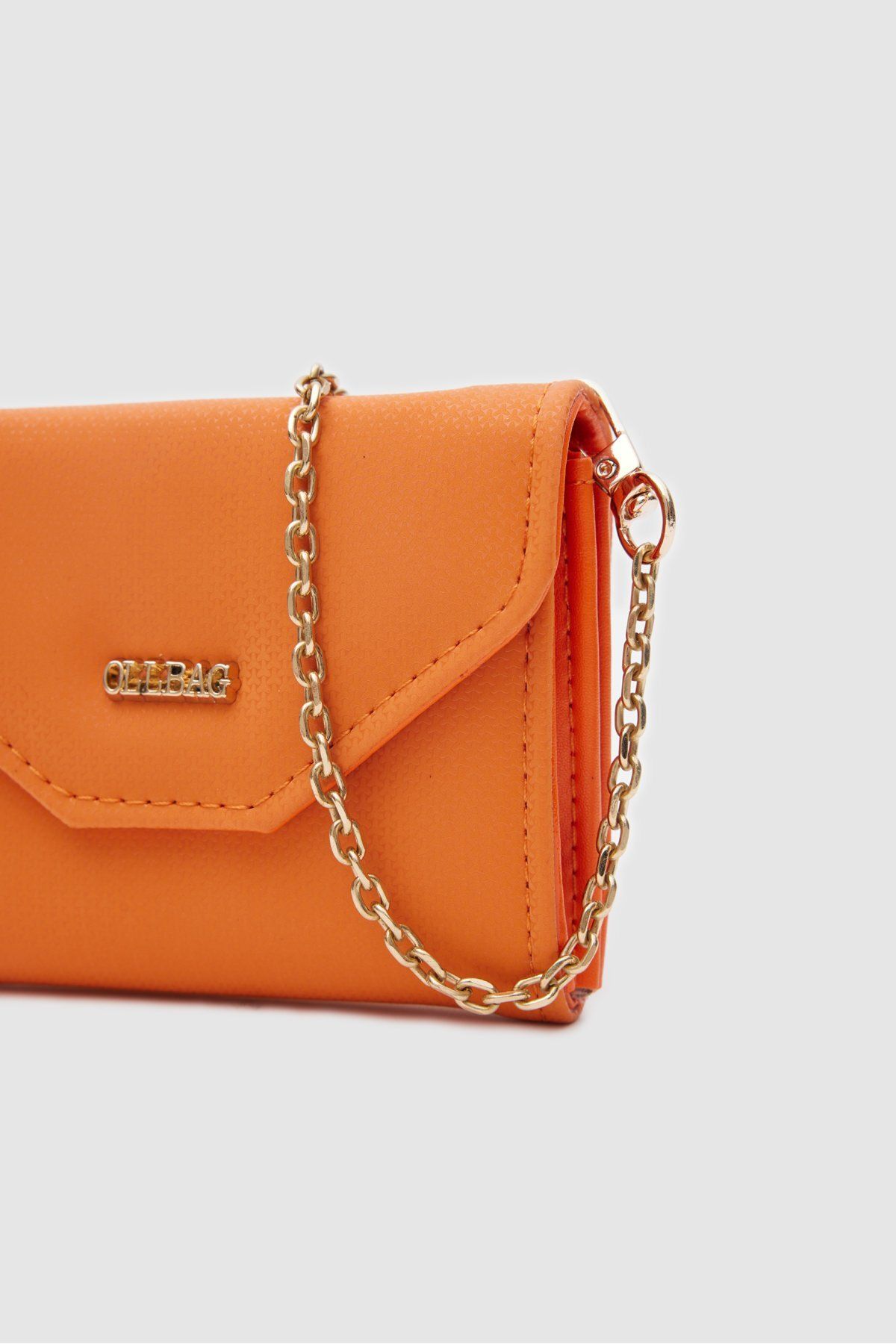 OLLBAG-Ol-1080 Model Orange Cross Wallet 3