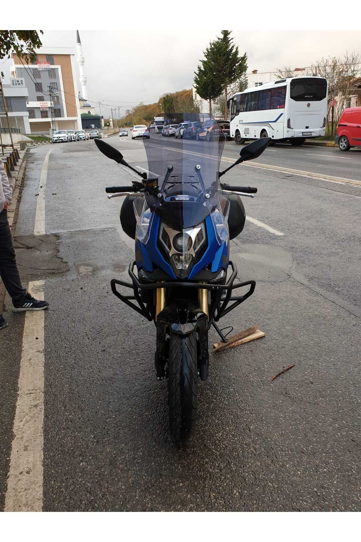 CF MOTO 650 MT Siperlik Ön Cam 2025 Model 56cm Füme Renk 4mm UZUN CAM