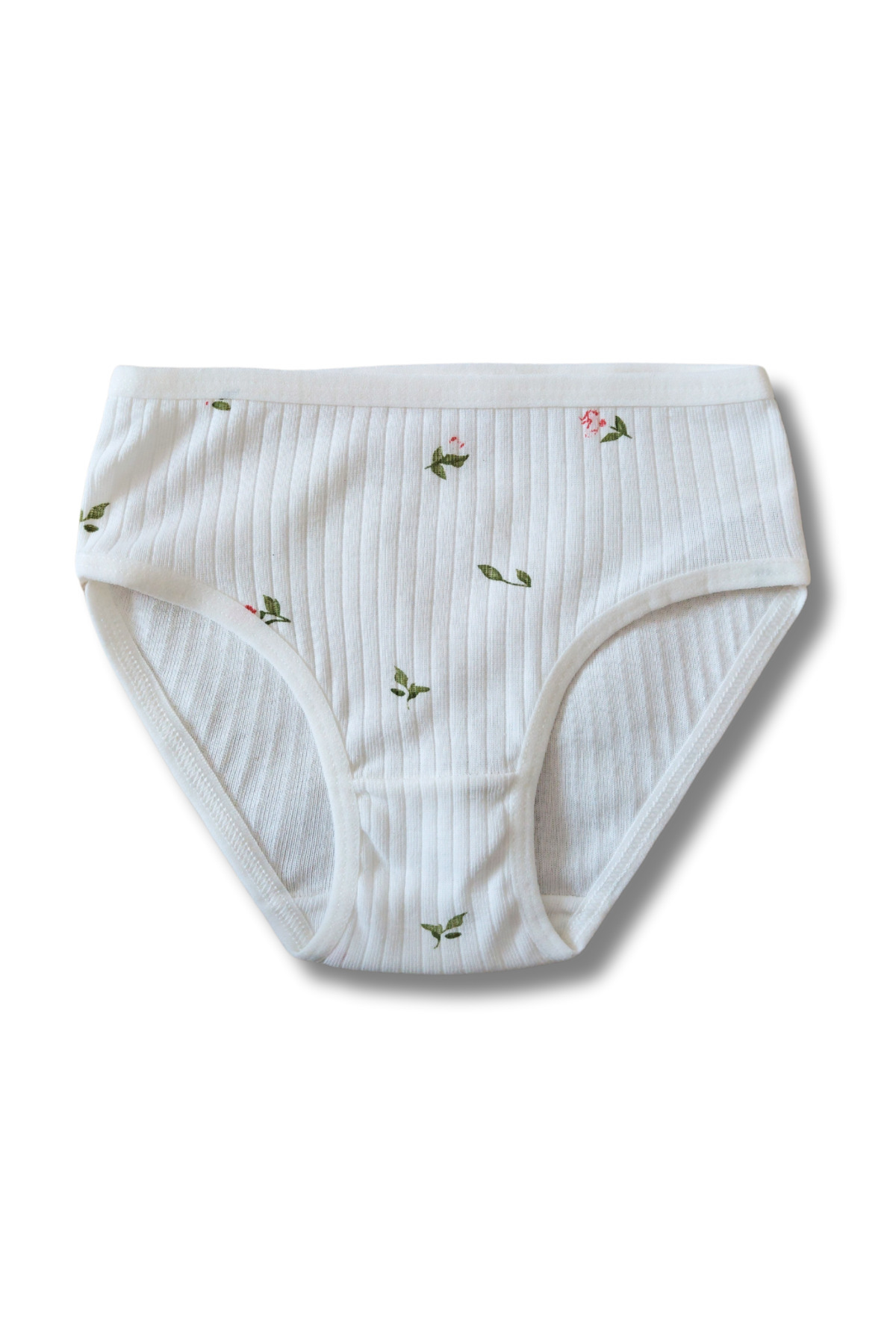 GizaKids %100 Pamuklu Kız Çocuk Fitilli Kaşkorse Atlet Fanila Slip Külot İç Çamaşır 6lı Set fotoğrafı 5 (önizleme)