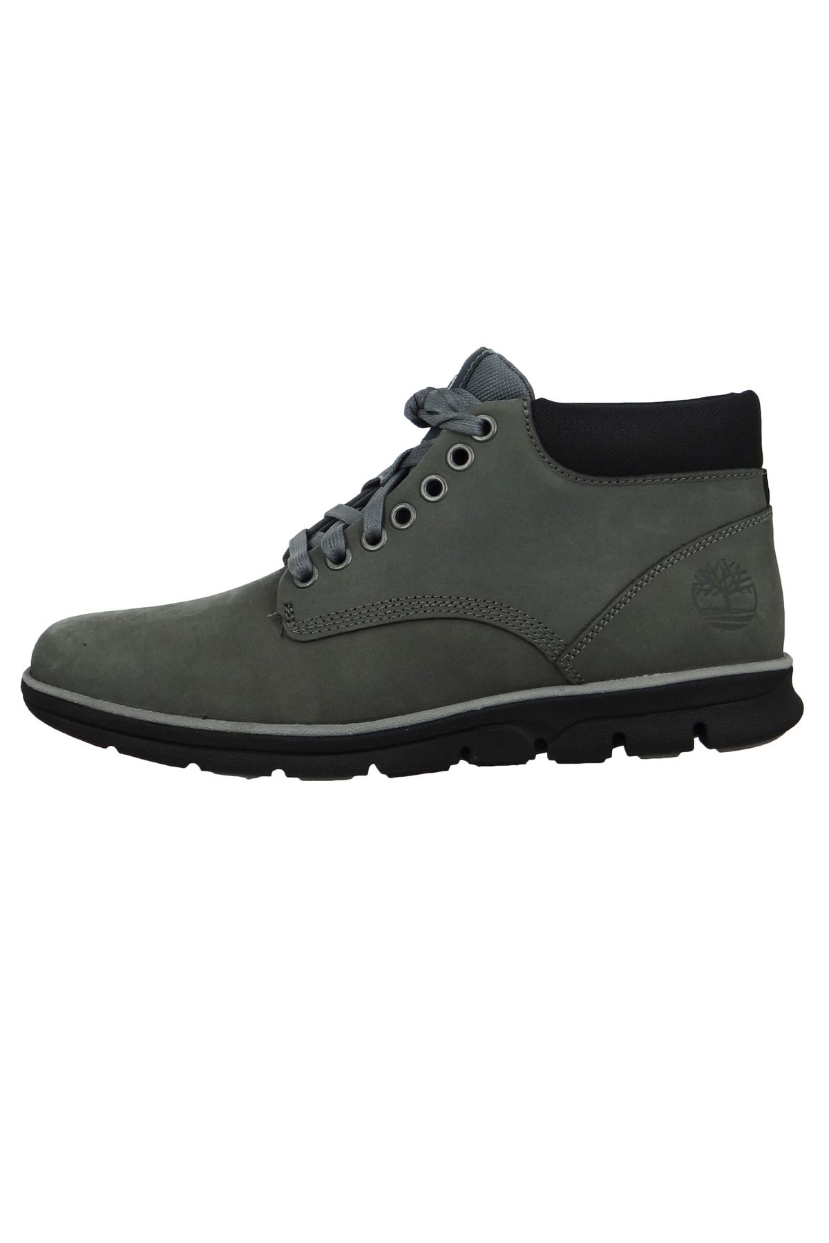 Timberland-Herren Sportliche Halbschuhe Bradstreet Chukka CA5UY5 TB0A5UY5033 Grau Medium Grey Nubuck Leder mit 3