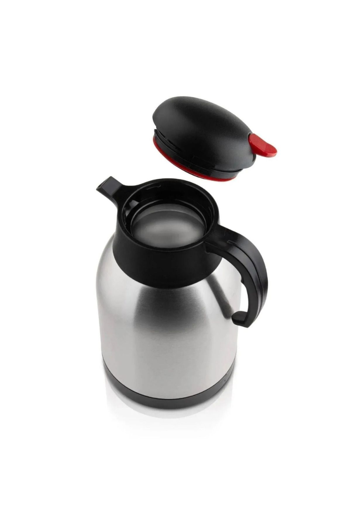 فلاسک خاکستری PNG 1250 Inox 2.5 لیتری ترموس چای فولادی دو طبقه Penguen