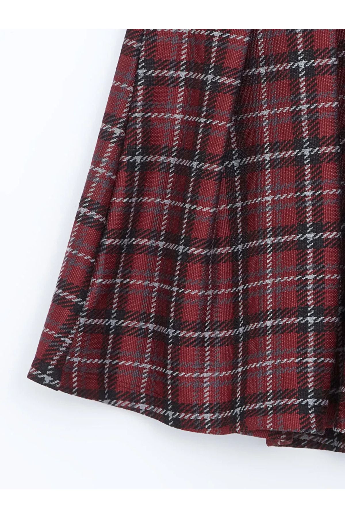 LC Waikiki-Lcw Kids Red Plaid Girls Skirt 2